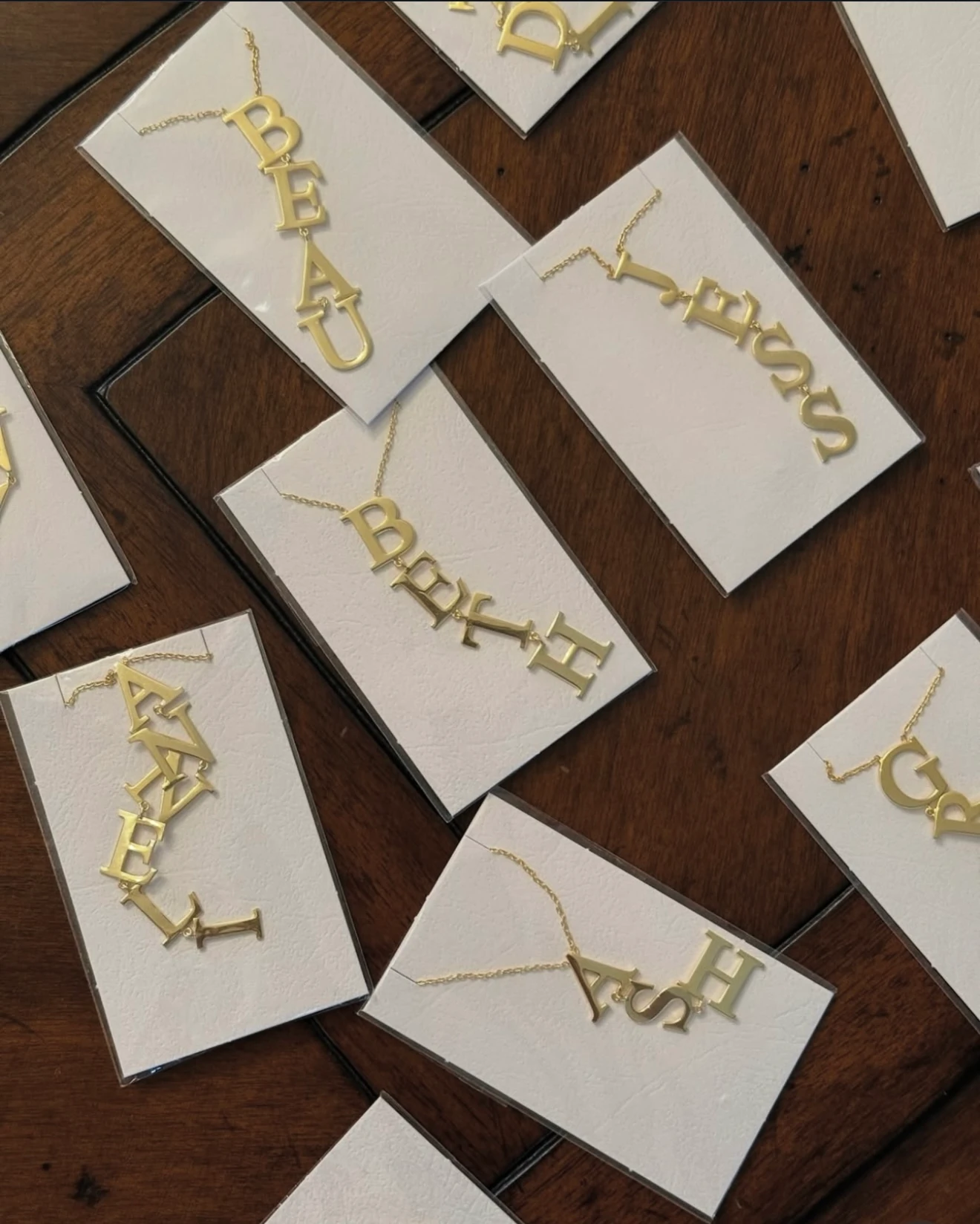 925 Gümüş / İsim Sallantılı Y Kolye