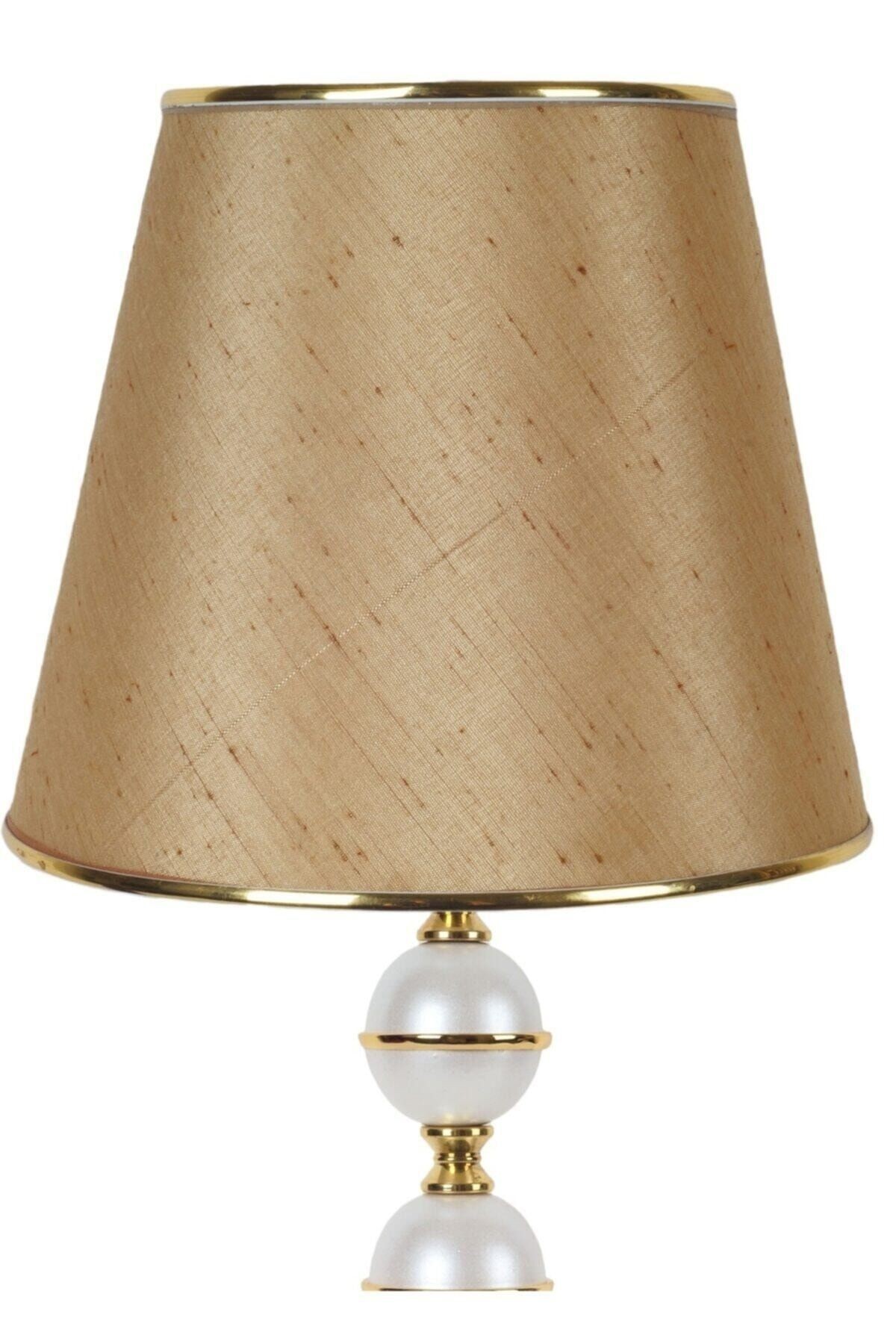 Modern Abajur Sedef Kaplama Gold