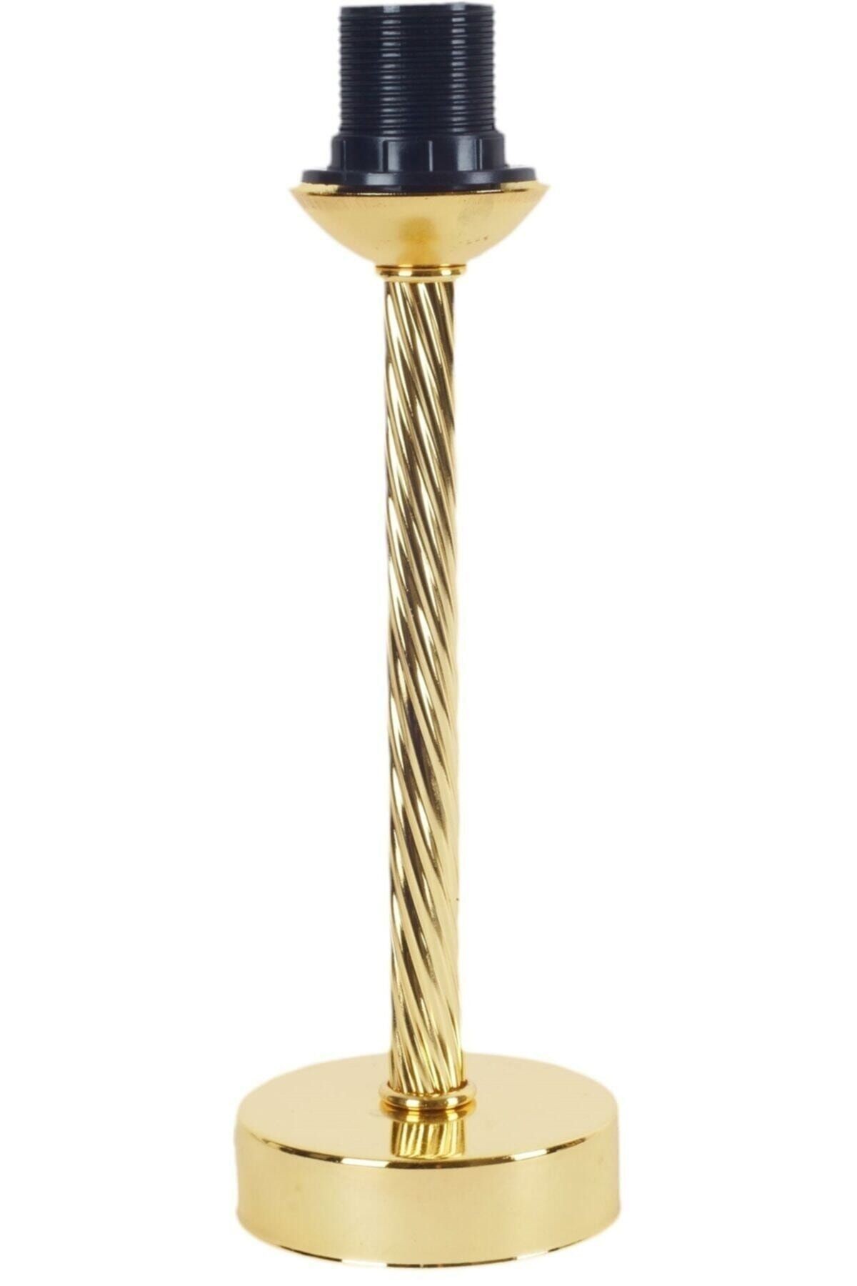 Modern Abajur Gold Kaplama Burgu Metal Ayak