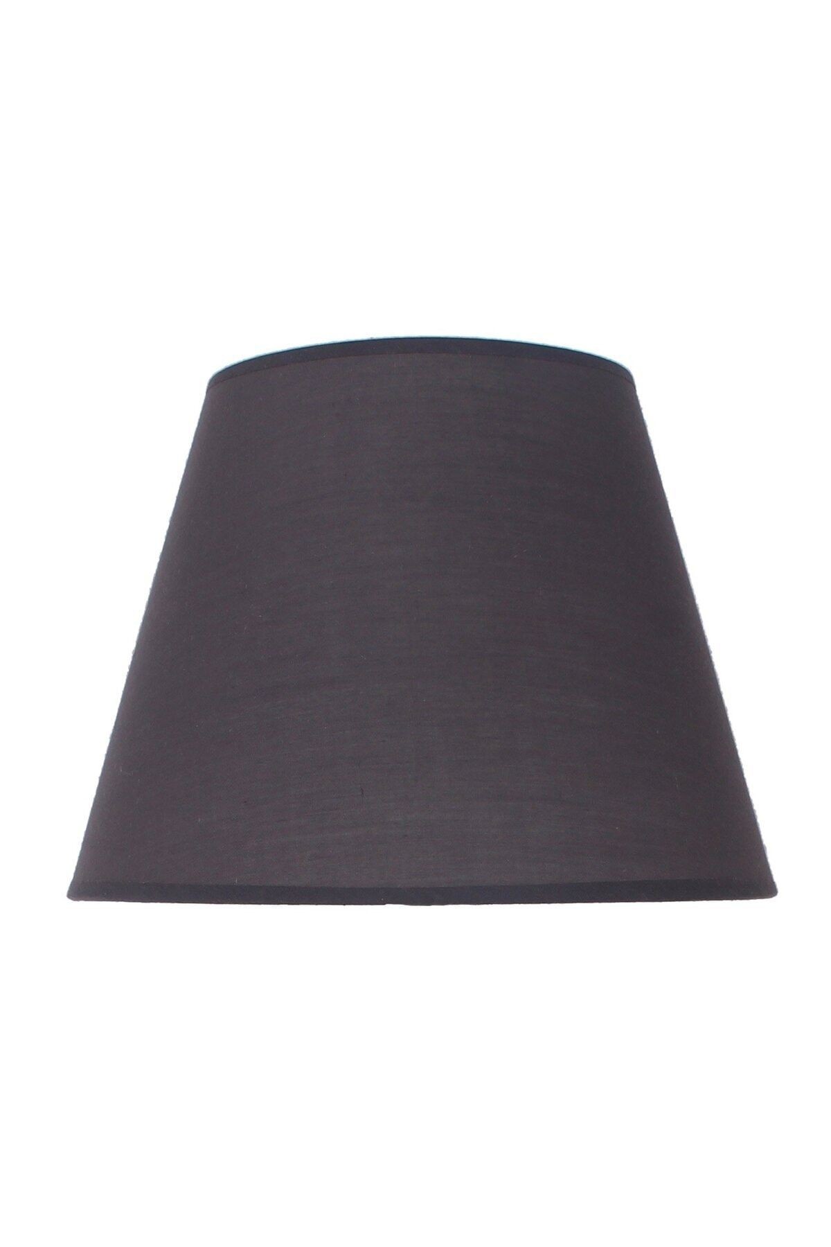 Modern Kristal Top Gümüş Ayak Kumaş Füme Abajur