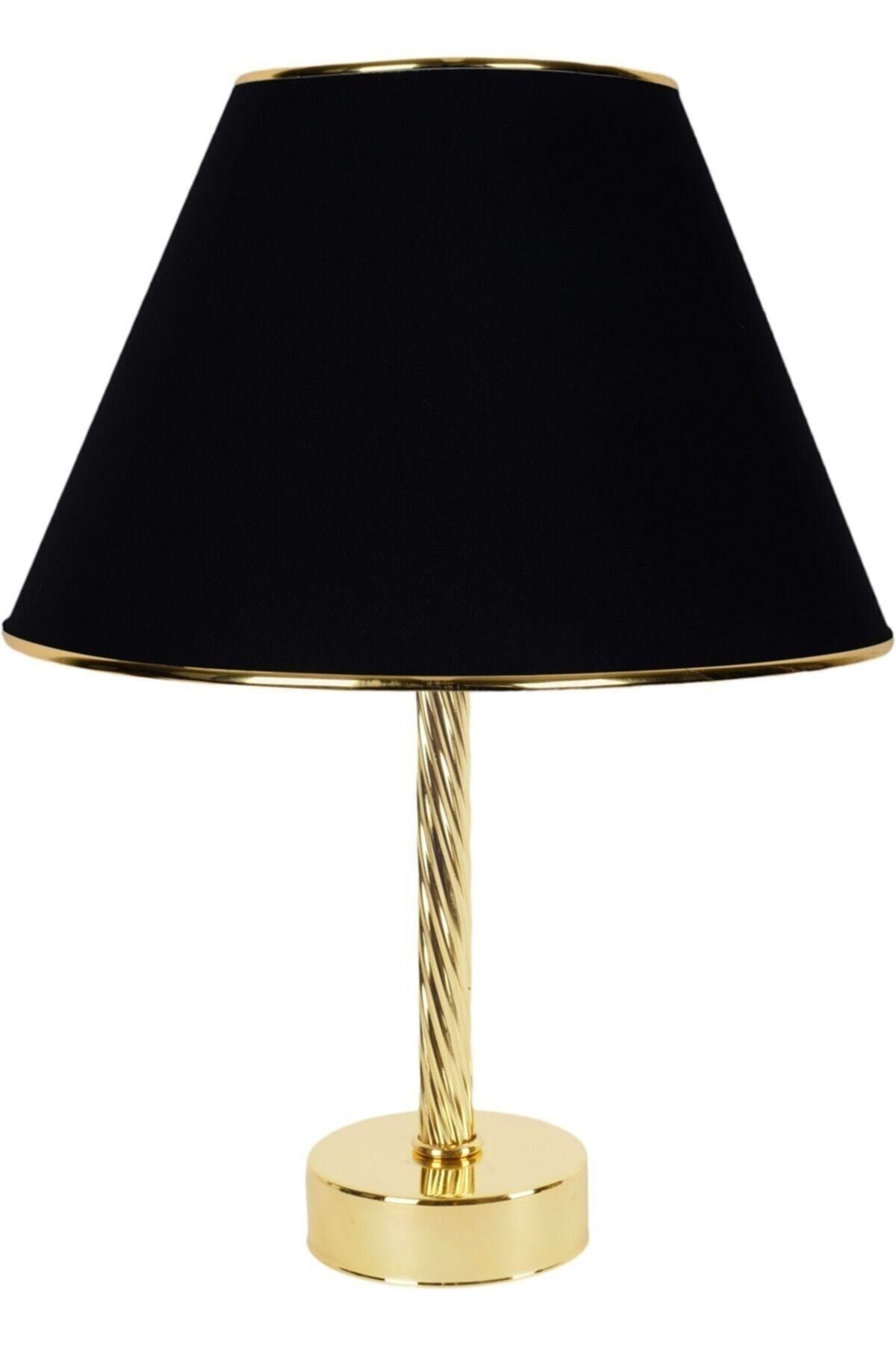 Modern Abajur Gold Kaplama Siyah