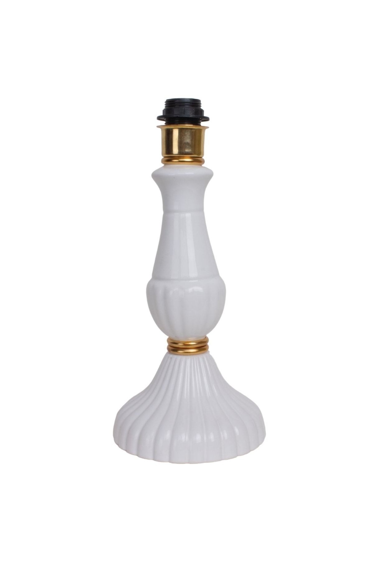 Haki Yeşil Kadife Salon Için Seramik Ayak Vintage Abajur Ab0816