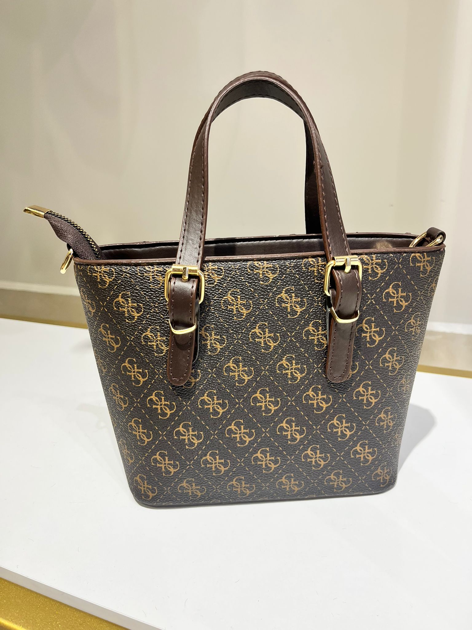 Guess El & Omuz Çantası Kahve