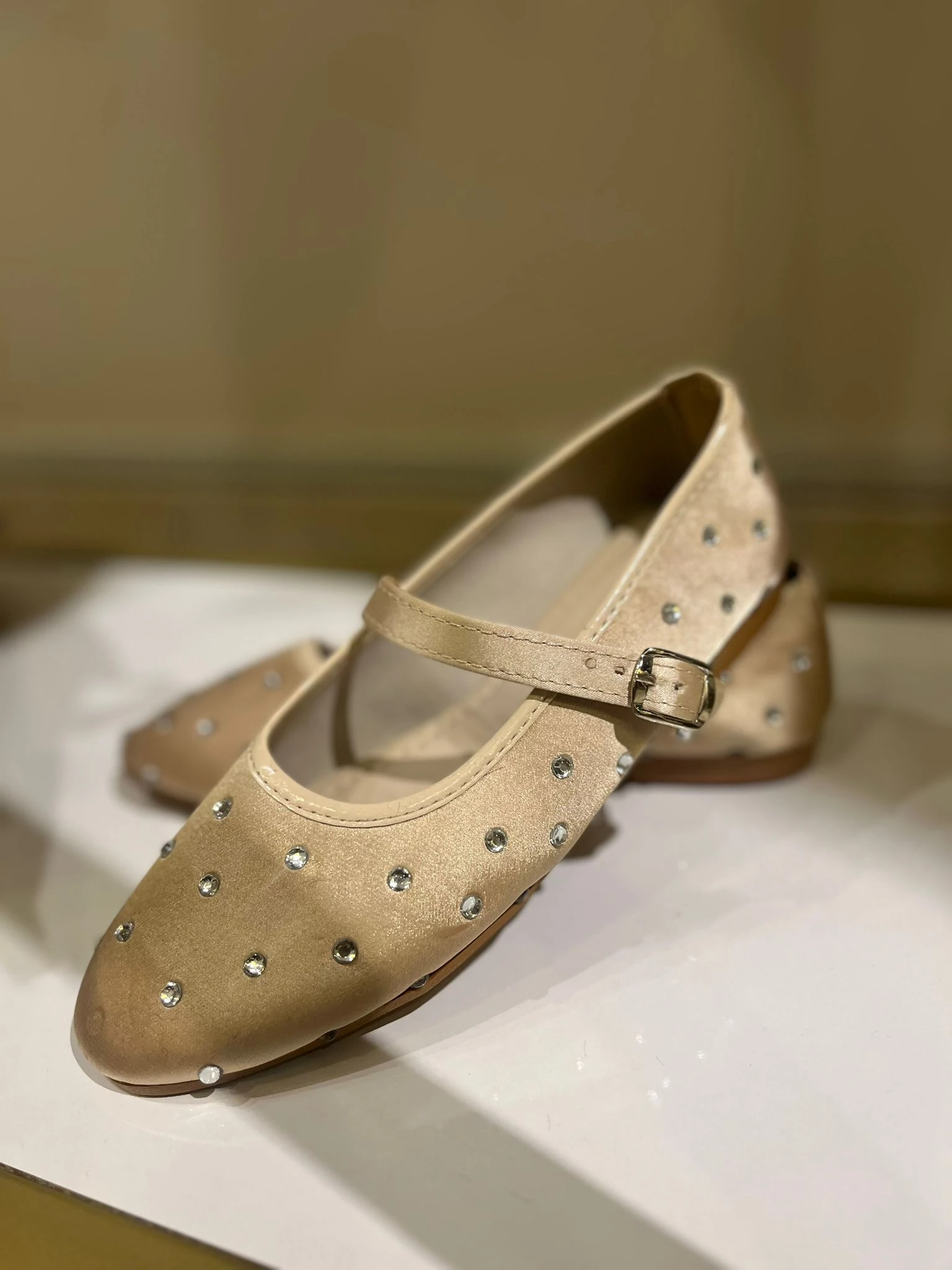 Vizon Saten Taşlı Babet