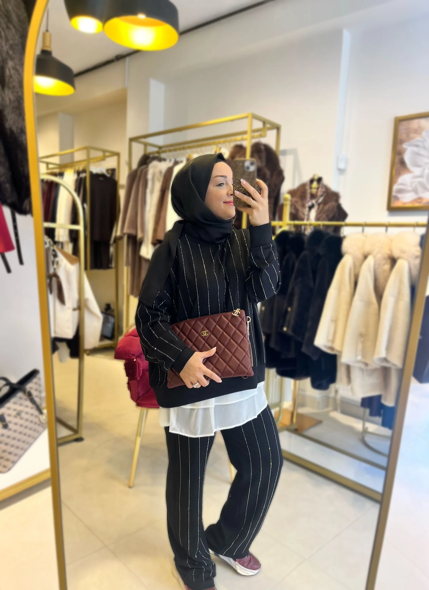 Siyah Taşlı İkili Takım