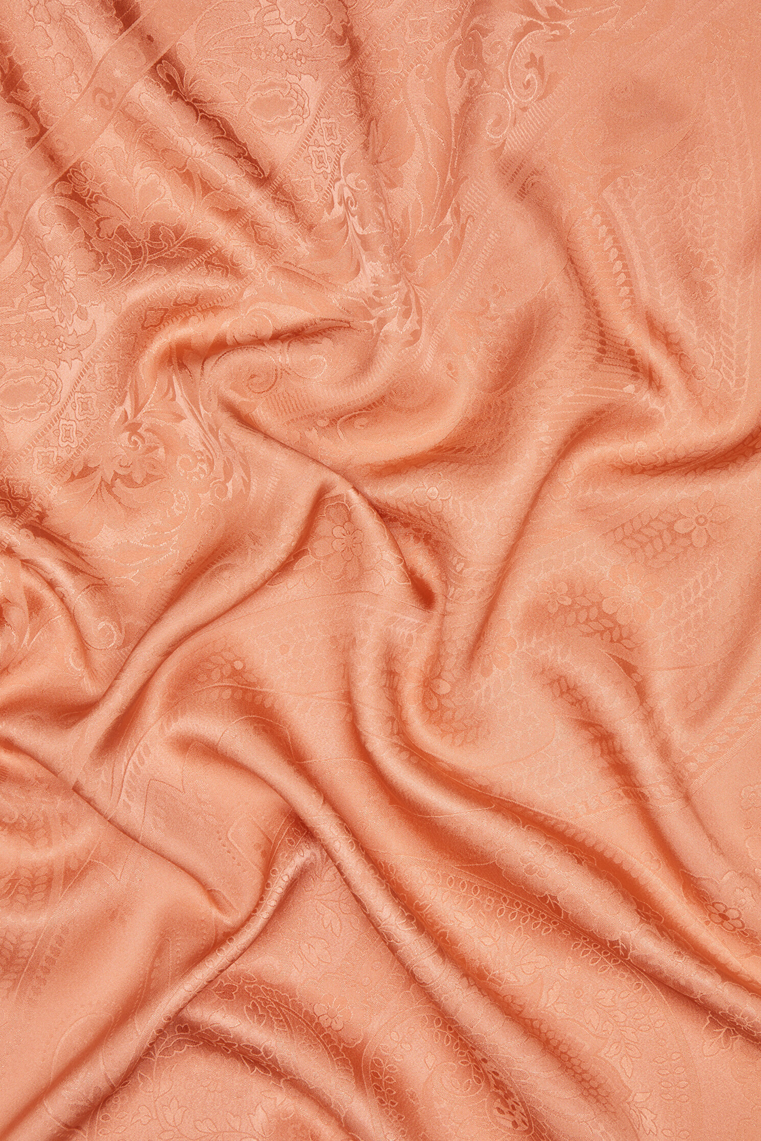 Vakko Gül Kurusu Şal Desenli Fasone Eşarp