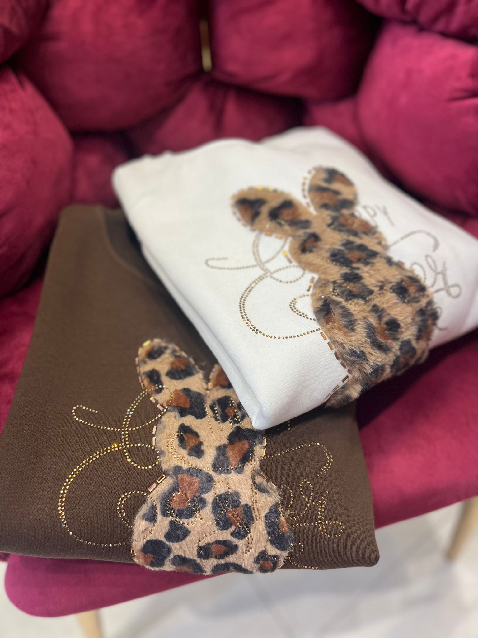 Leopar Desenli Sweatshirt