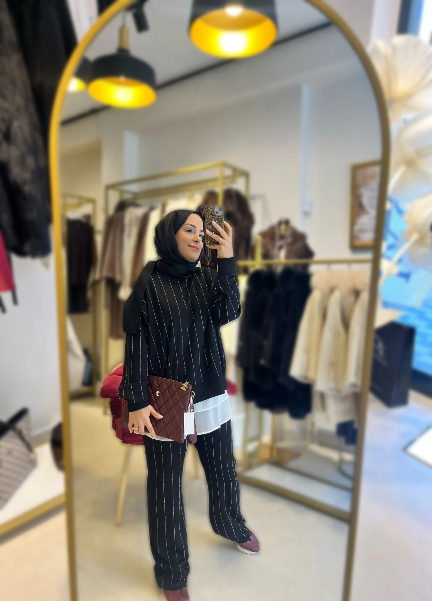 Siyah Taşlı İkili Takım