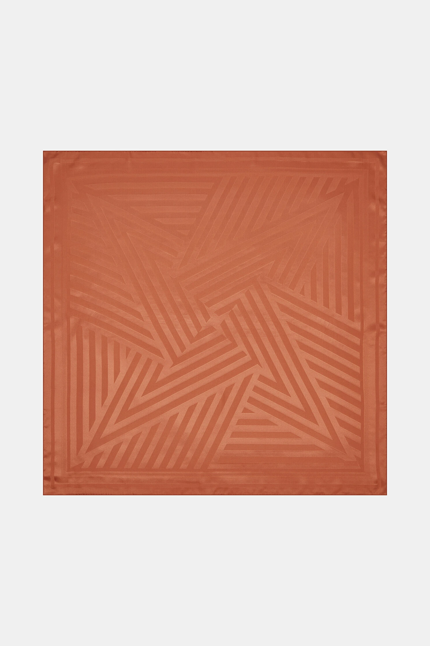 Vakko Kiremit Geometrik Desenli Fasone Eşarp