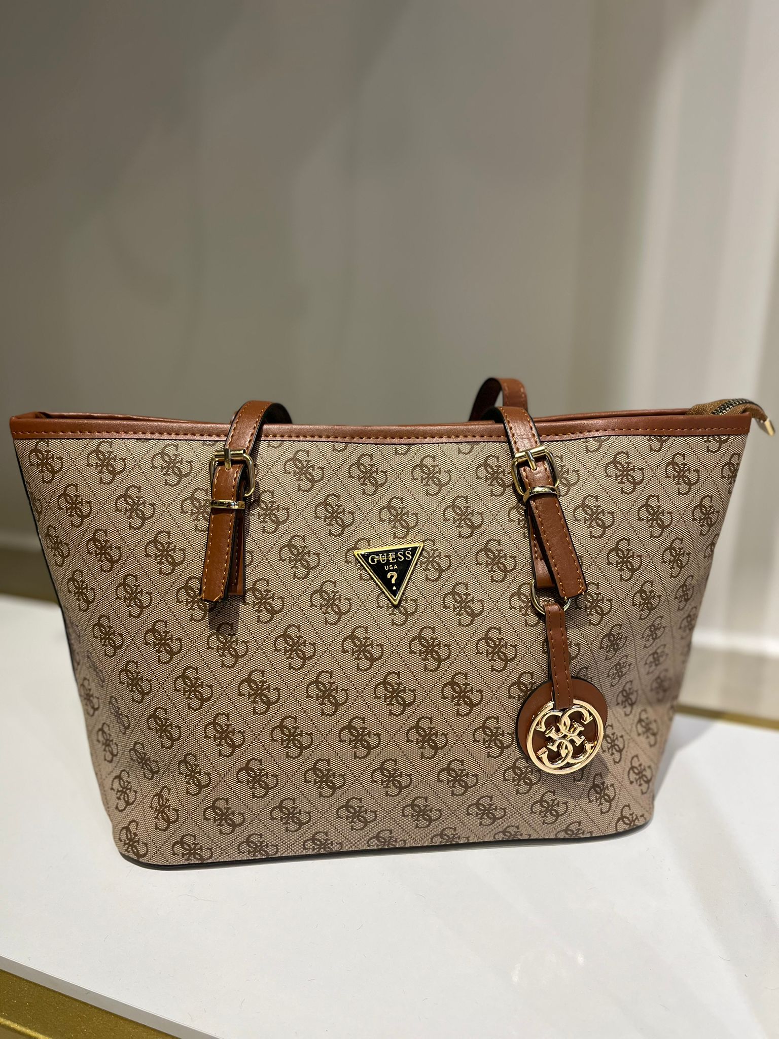 Guess Omuz Çantası Kahve