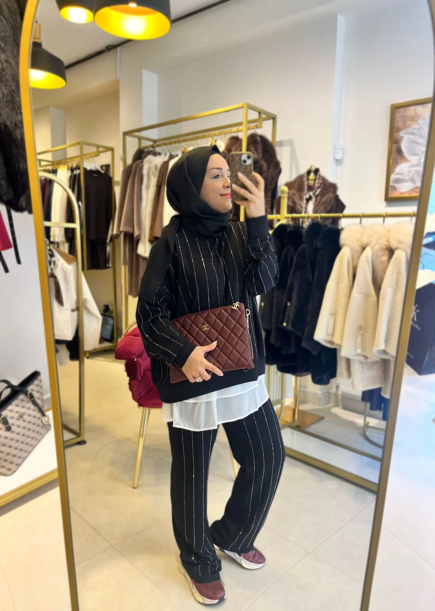 Siyah Taşlı İkili Takım