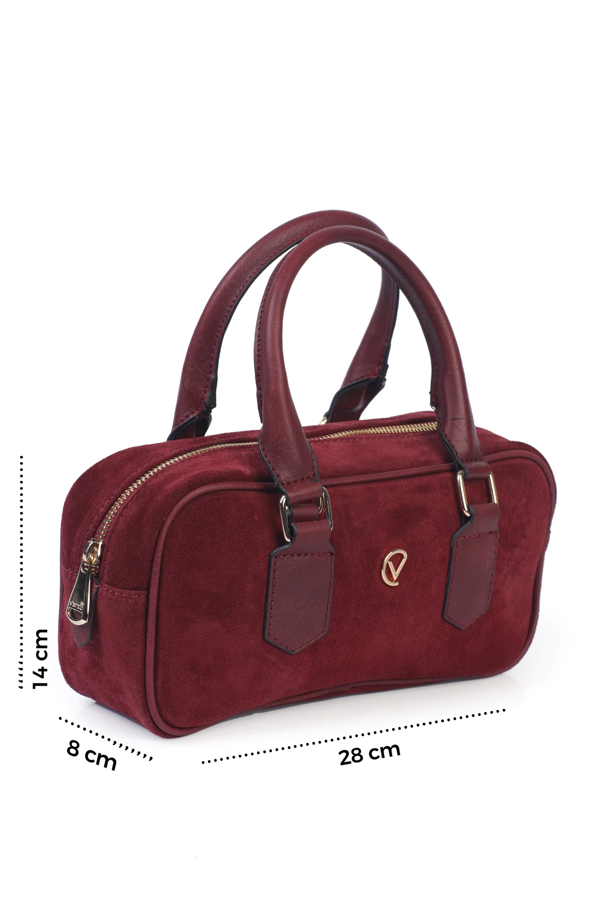 Janice Uzun Askılı Süet Deri Omuz Çantası