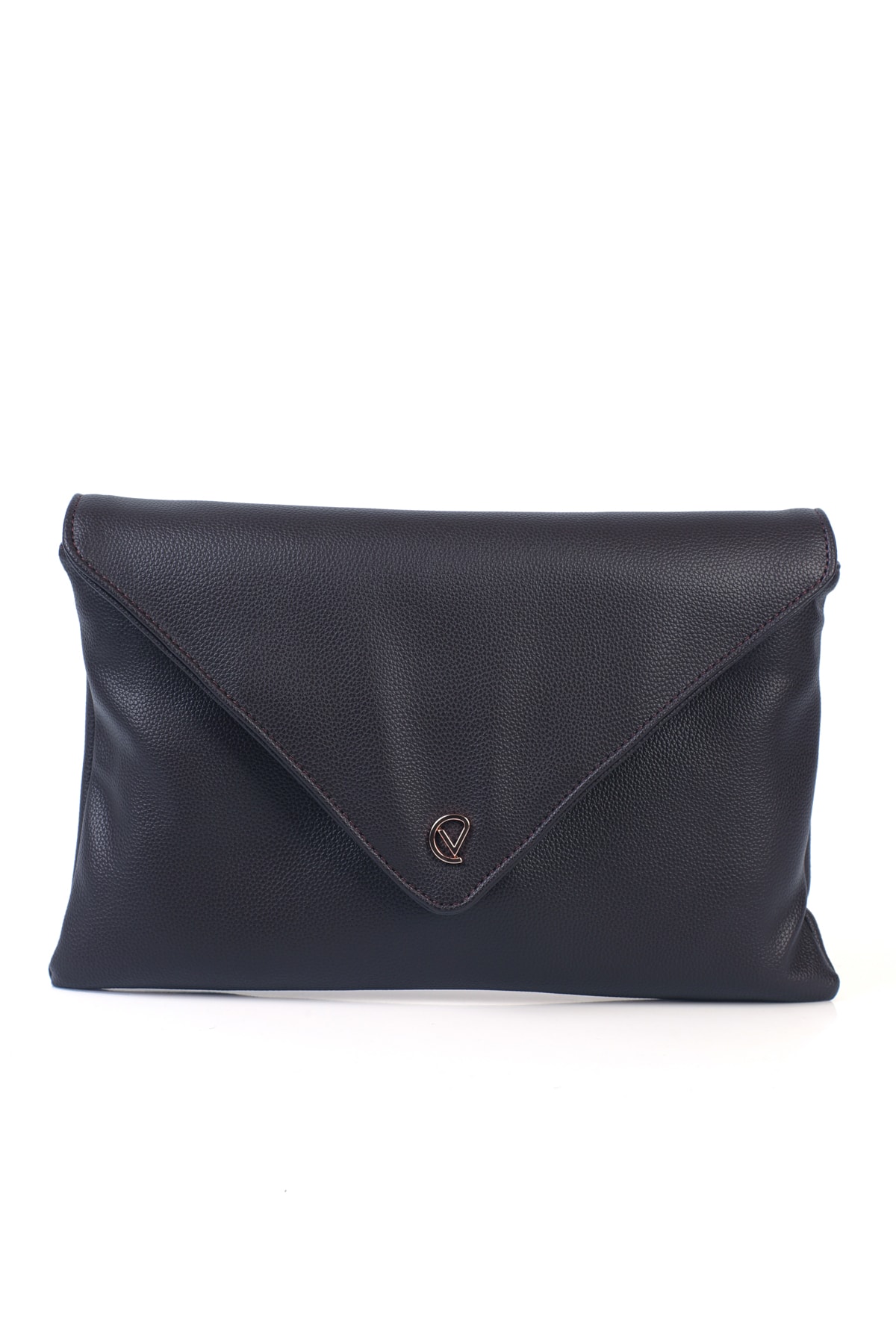 Gemma Zarf Kapaklı Clutch Çanta - Siyah