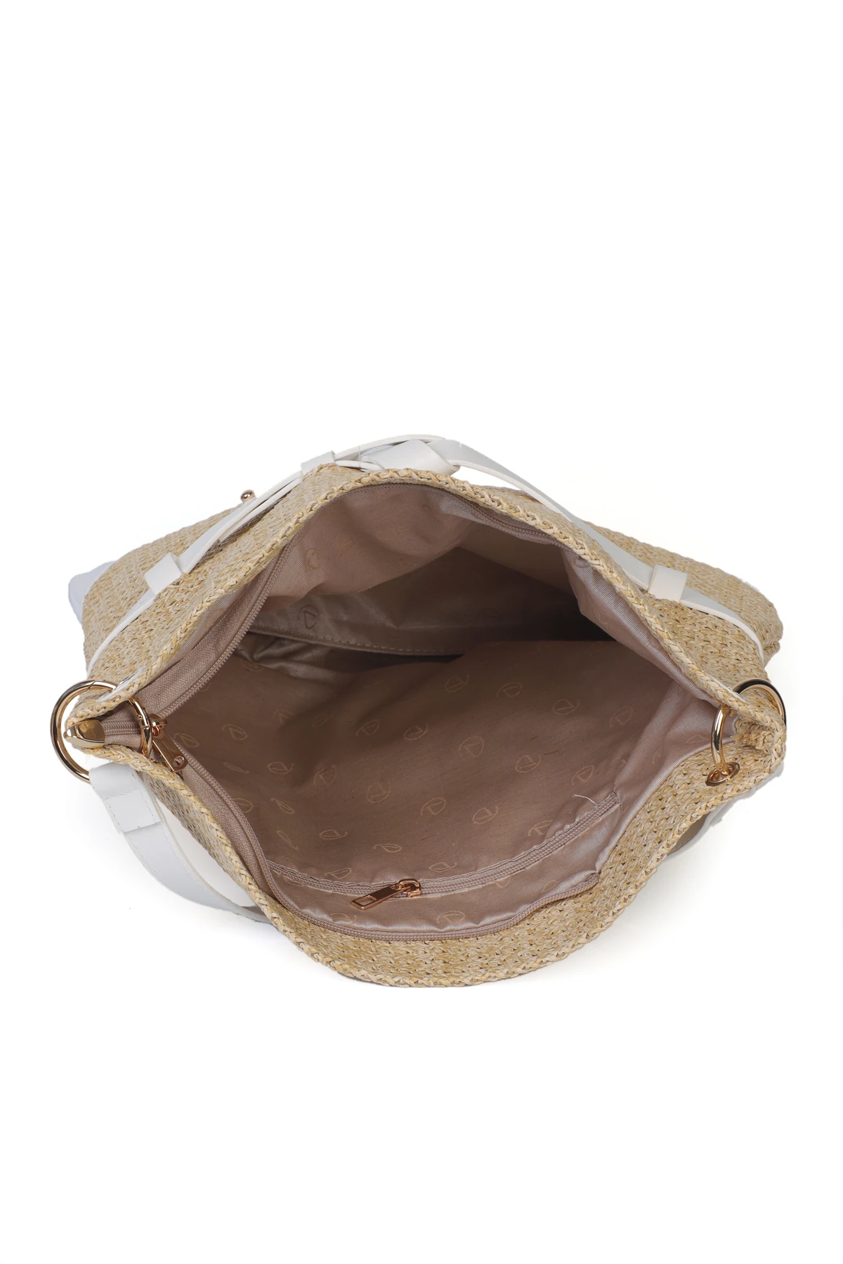 Lenora Hasır Dokulu Omuz Çantası