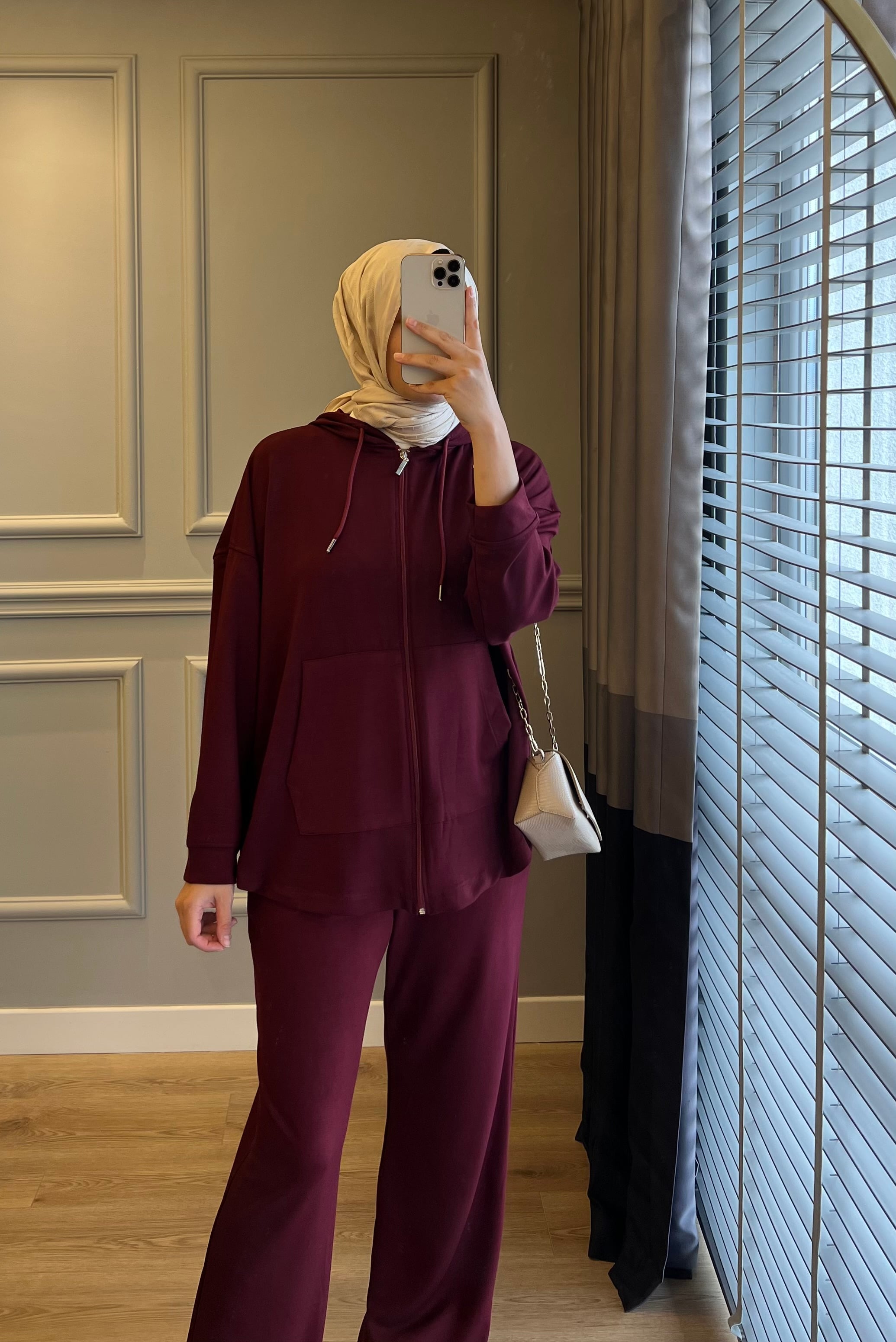 Modal Eşofman Takım Bordo