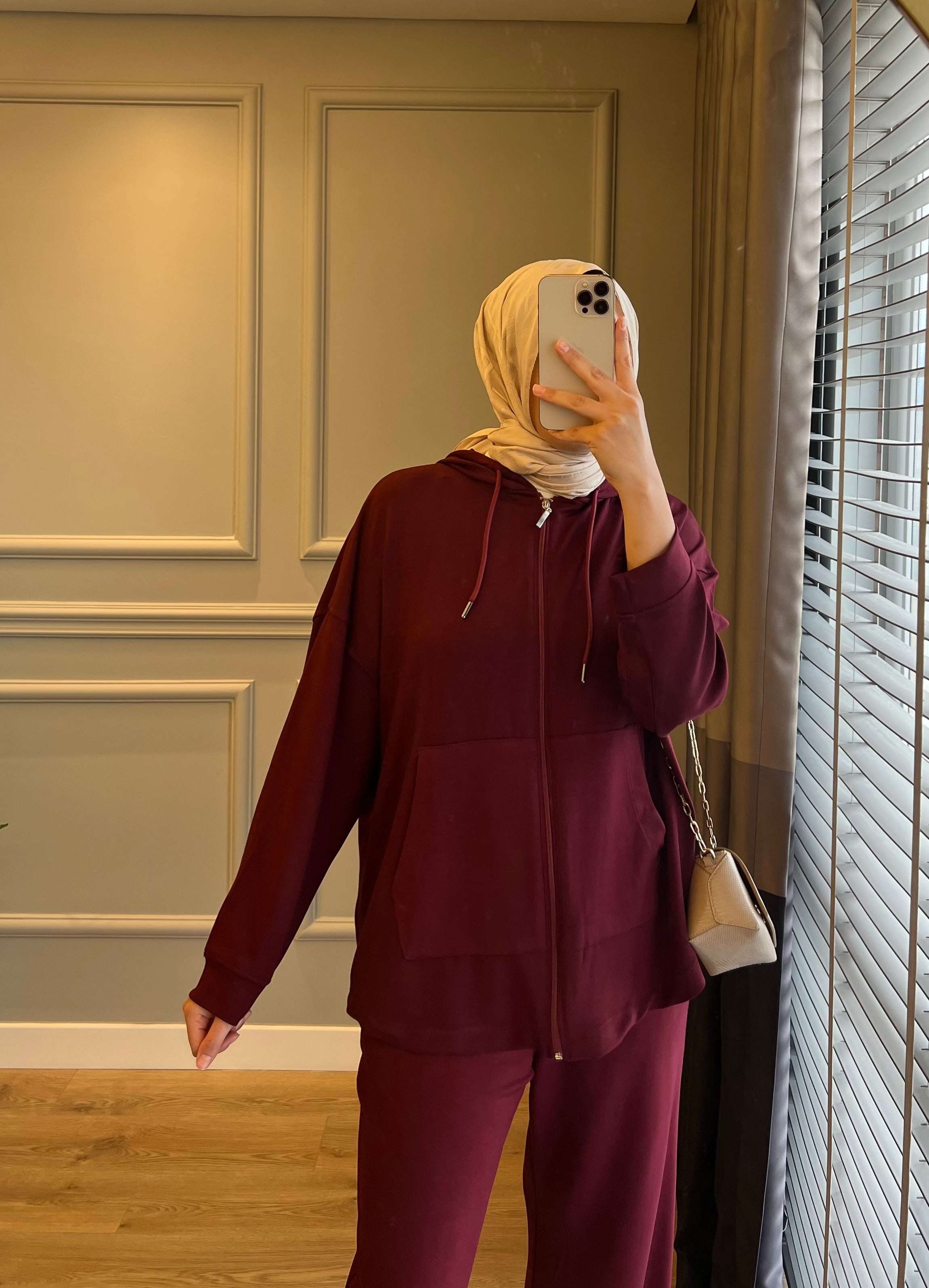 Modal Eşofman Takım Bordo