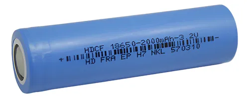 Haidi HDCF18650 18650 LiFePO4 Pil (Yenilenmiş) - 2000 mah, 3.2 V