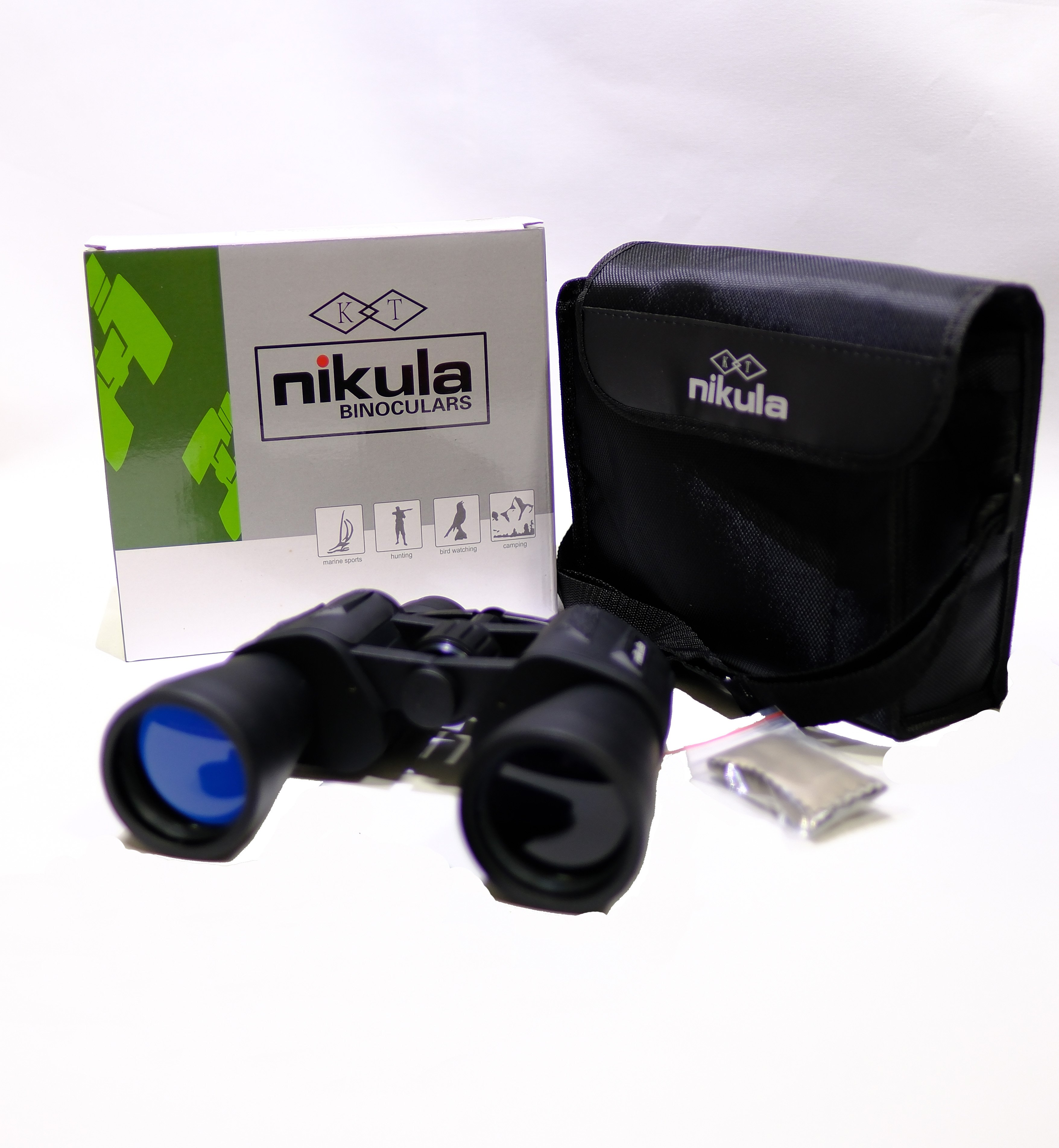 Nikula 10-30x50 Süper Zoomlu Profesyonel El Dürbünü - 1000m/56m - Siyah