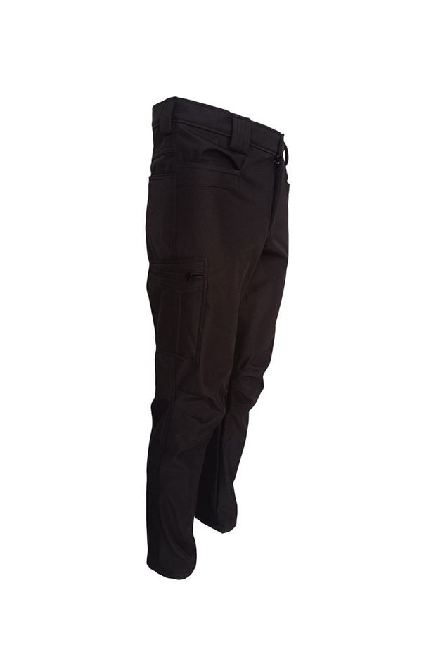 GRAY WOLF Kargo Pantolonu Softshell Polarlı - Siyah