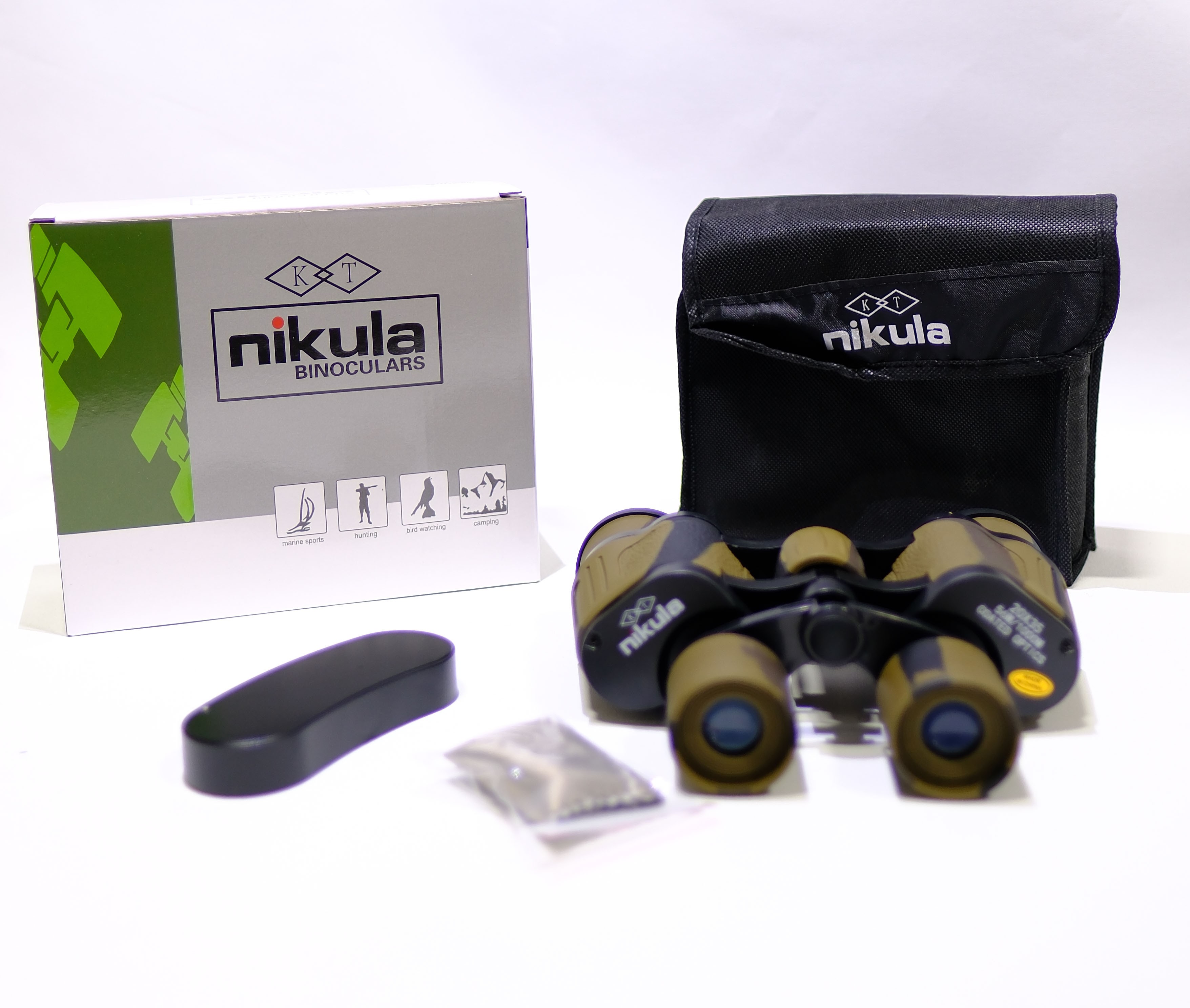 Nikula 20x35 Profesyonel El Dürbünü - Büyük Mercek - Süper Netlik - Askeri - 1000m/56m