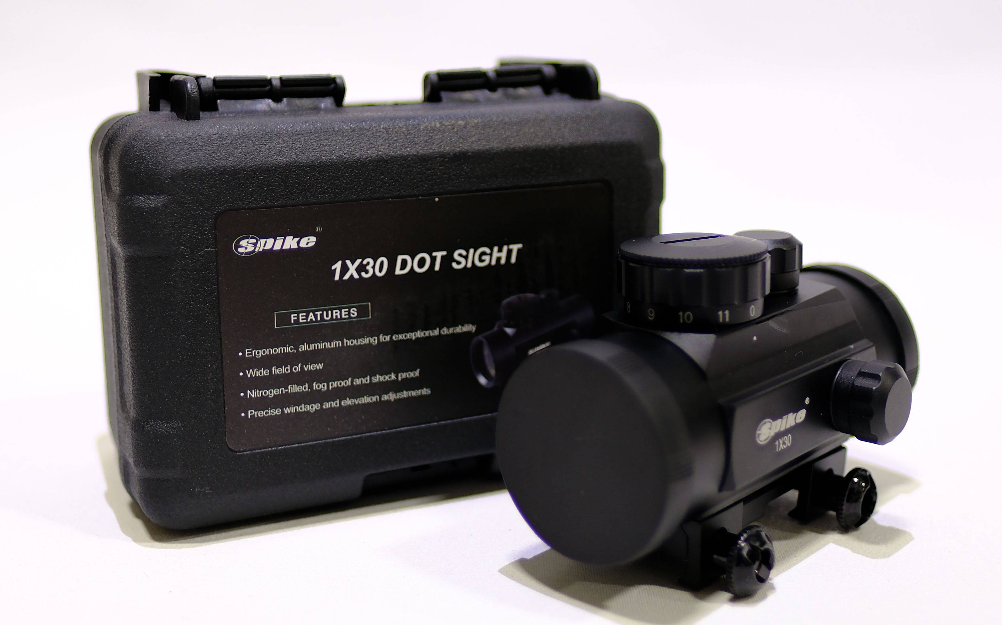 Spike 1×30 Red Dot Sight – 3 MOA Kırmızı Nokta, Picatinny/Weaver Metal Montajlı