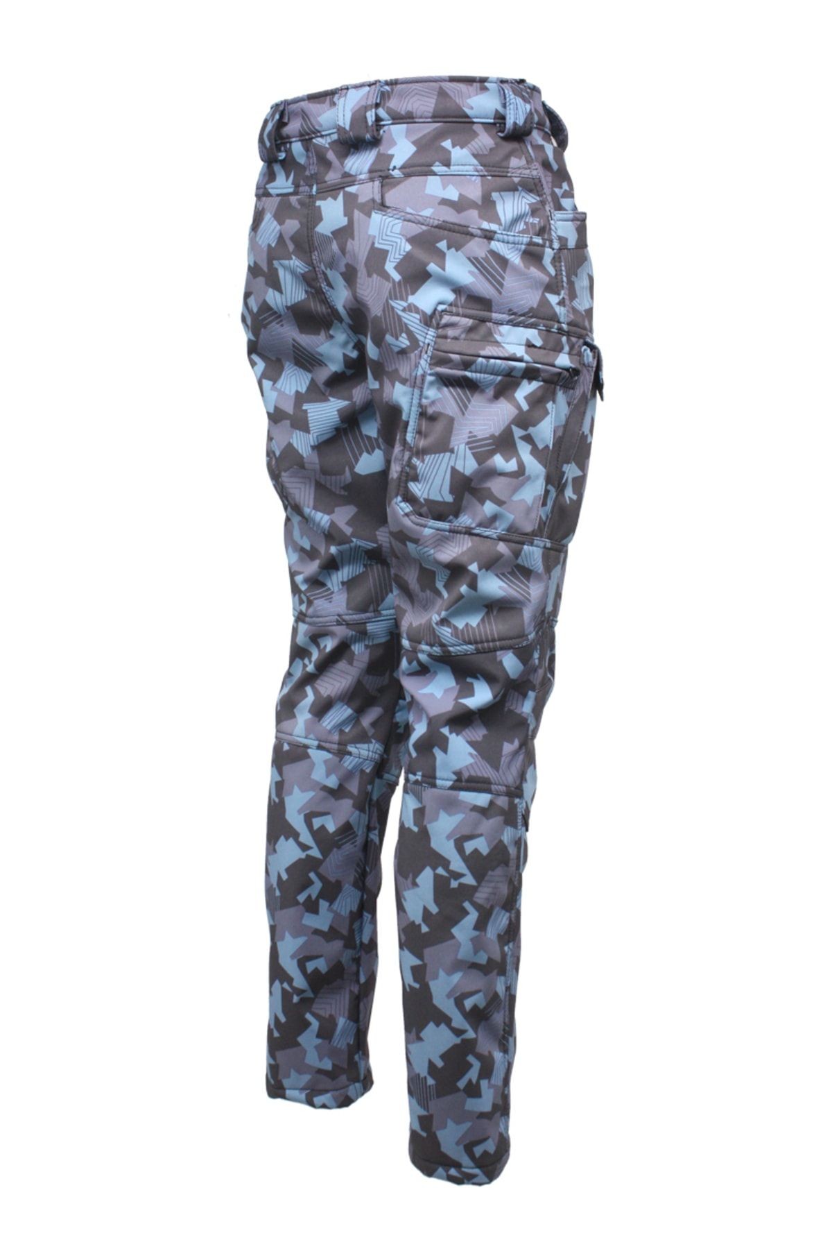 Kargo Pantolon Graywolf Softshell Mavi Kamuflaj