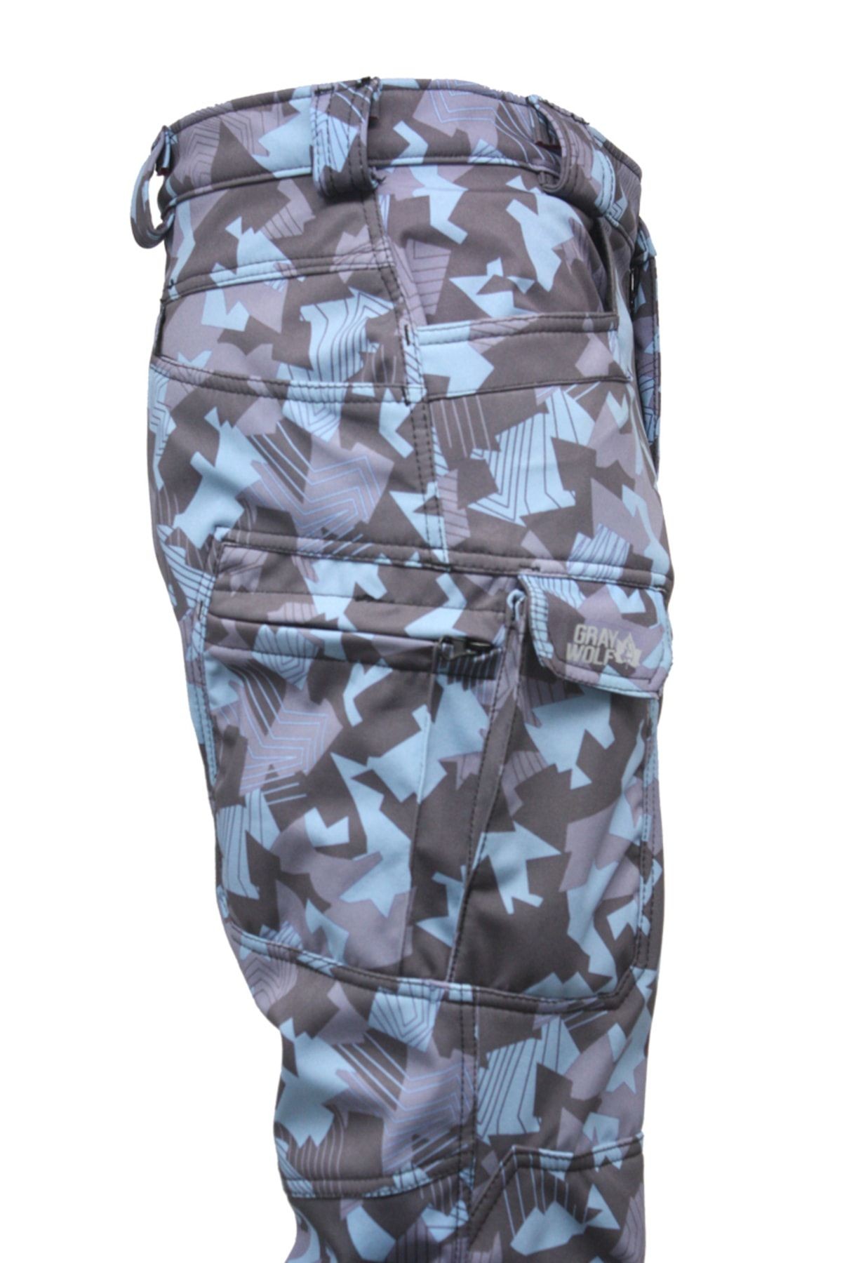 Kargo Pantolon Graywolf Softshell Mavi Kamuflaj
