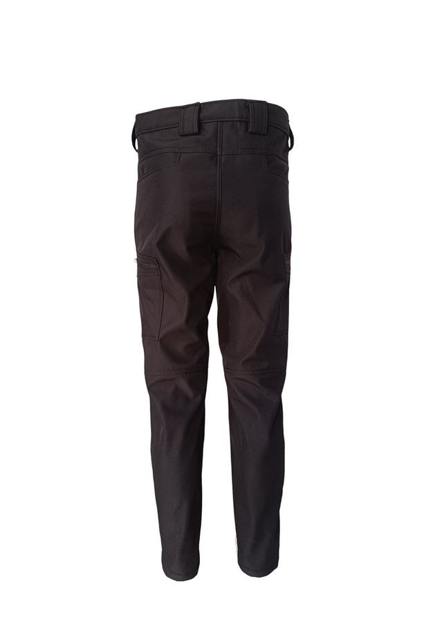 GRAY WOLF Kargo Pantolonu Softshell Polarlı - Siyah