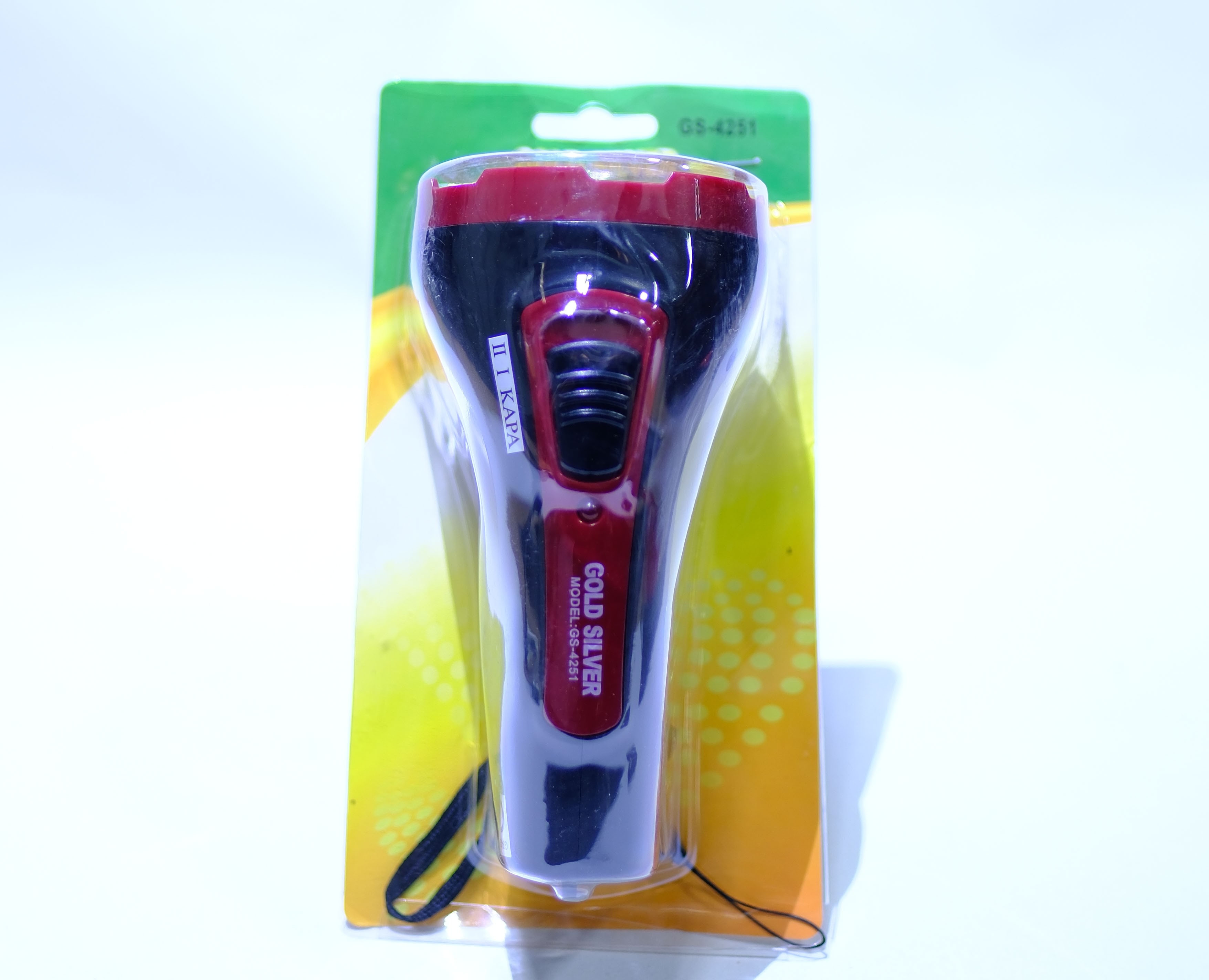 Gold Silver GS‑4251 5 W LED Şarjlı El Feneri – Taşınabilir, Uzun Süreli Işık