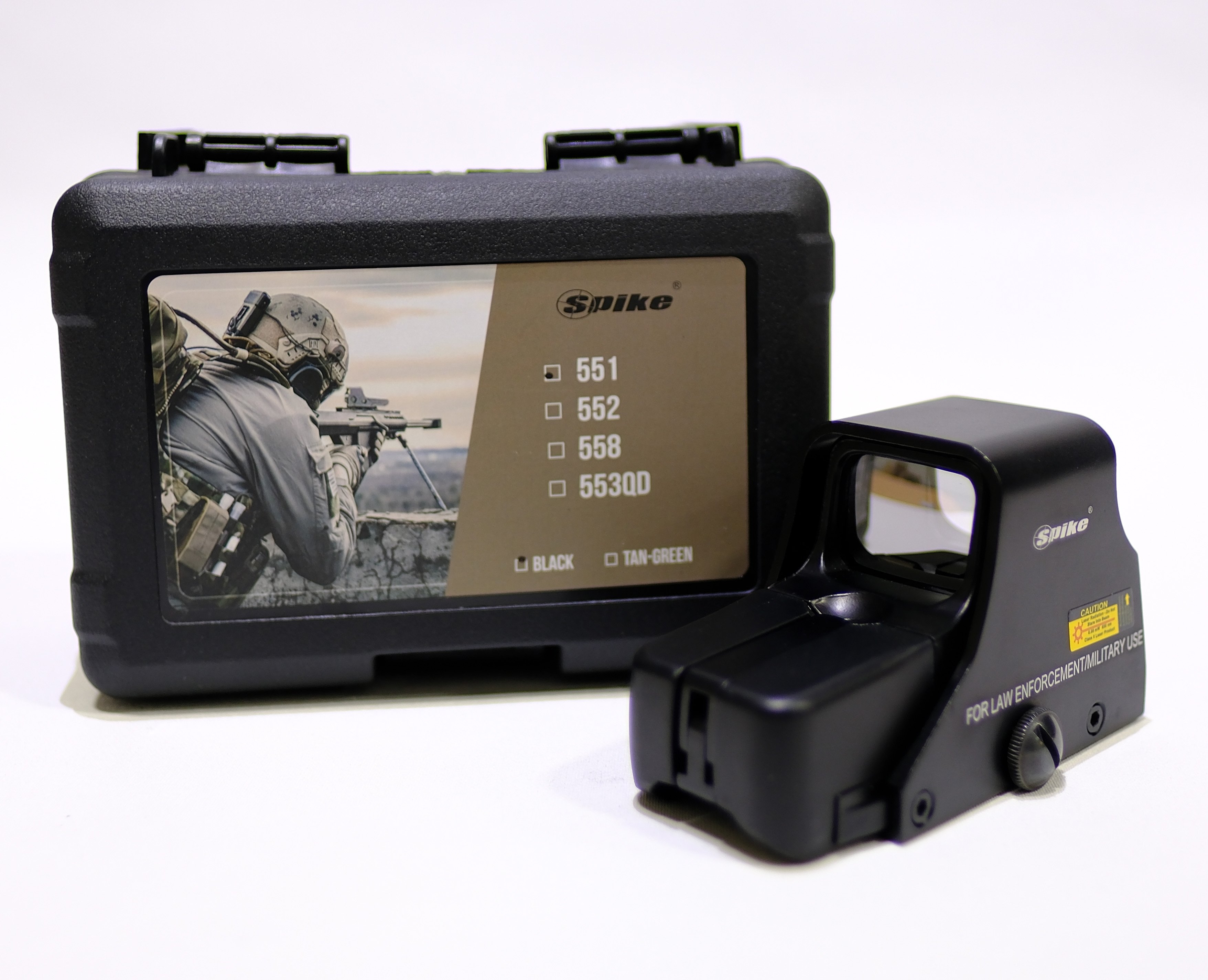 Spike 551 Holografik Red Dot Sight – Kırmızı/Yeşil Dot, Picatinny Montajlı