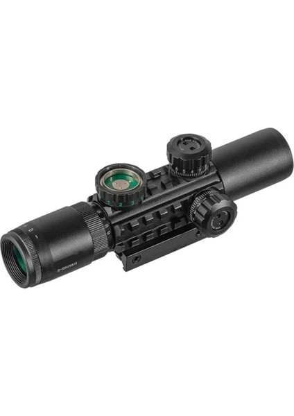 C3-9X26EG Raylı Çift Işıklı Tüfek Dürbünü – 11MM/22MM Uyumlu, Ayarlanabilir Işık Seçenekleri