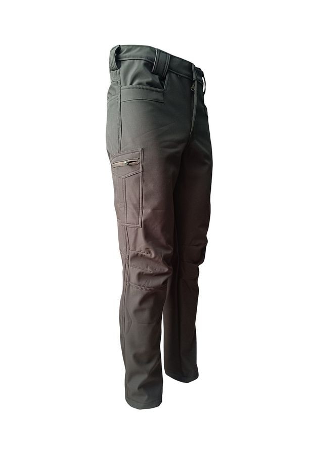 GRAY WOLF Kargo Pantolonu Softshell Polarlı - Haki