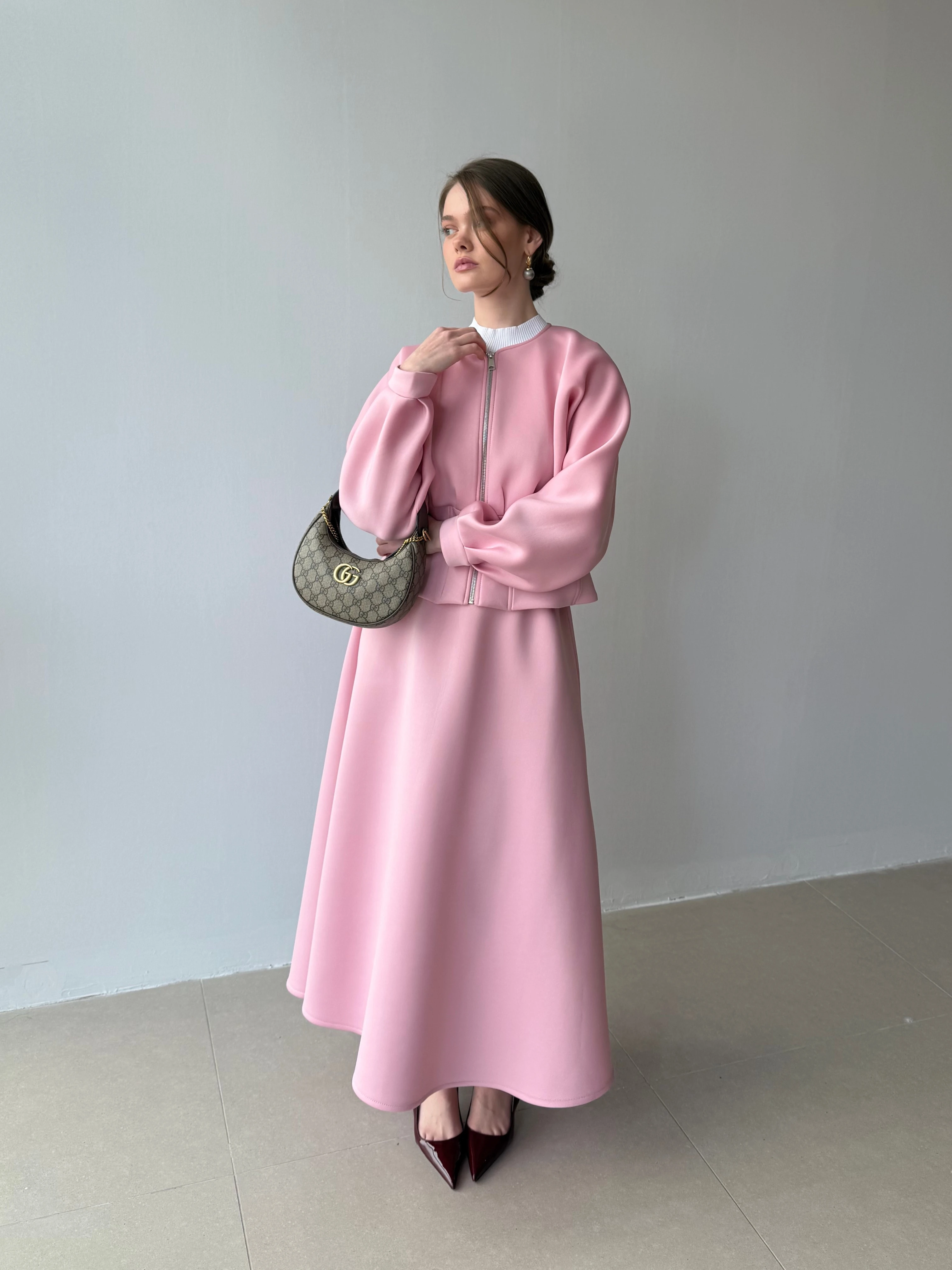 Ladie Etekli Takım - Pembe