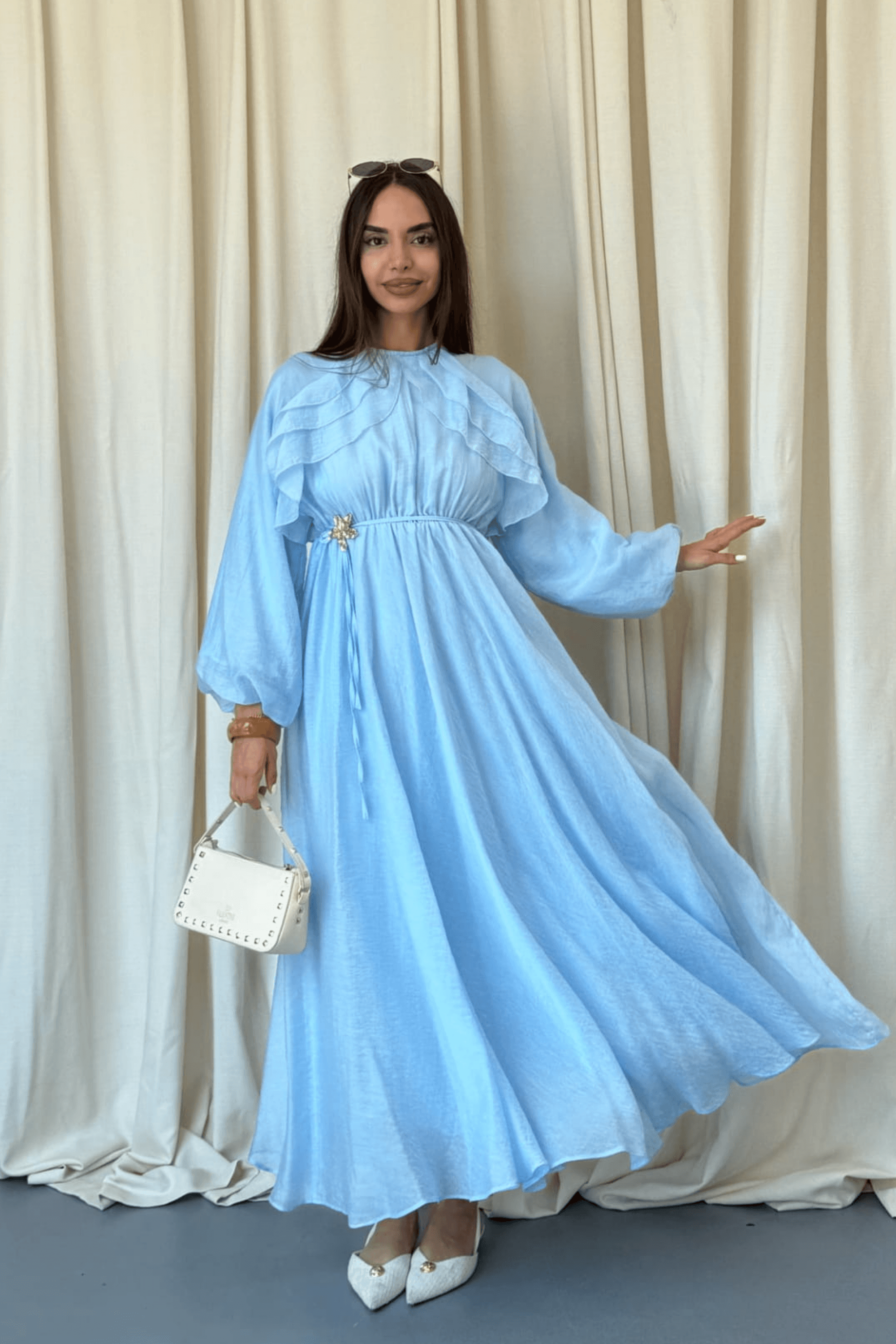 Cirelya Elbise - Bebe Mavisi