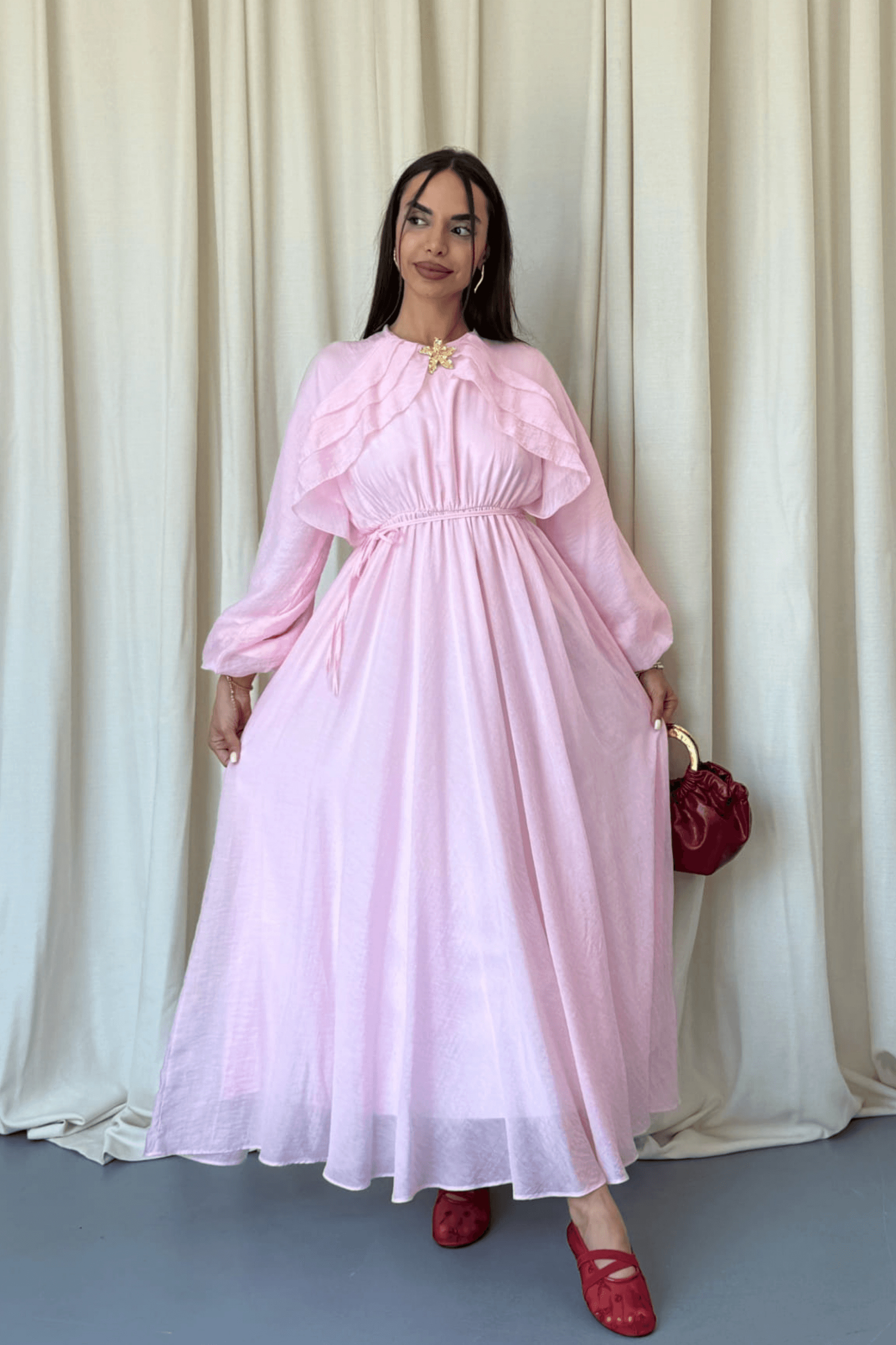 Cirelya Elbise - Pembe