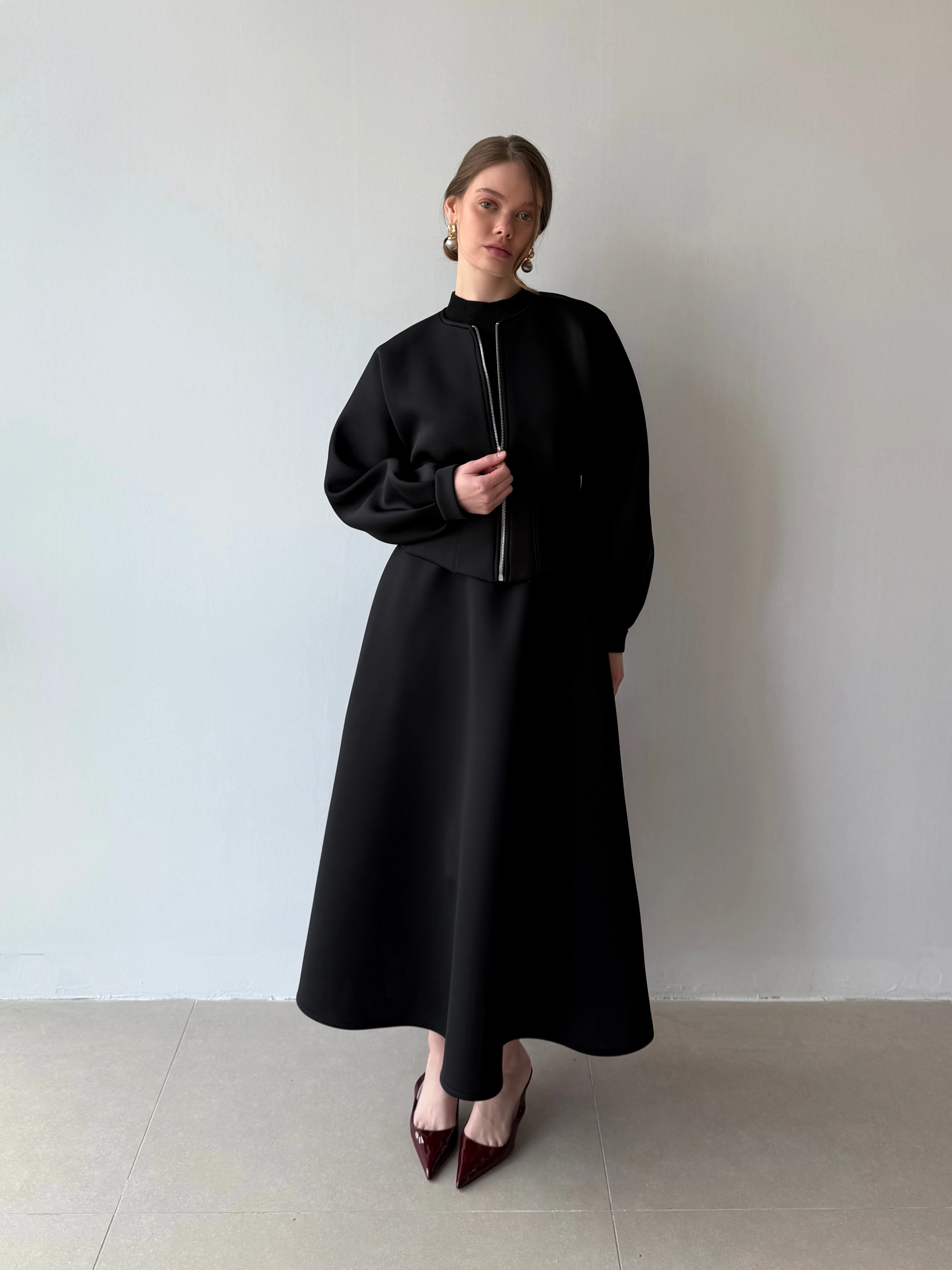 Ladie Etekli Takım - Siyah