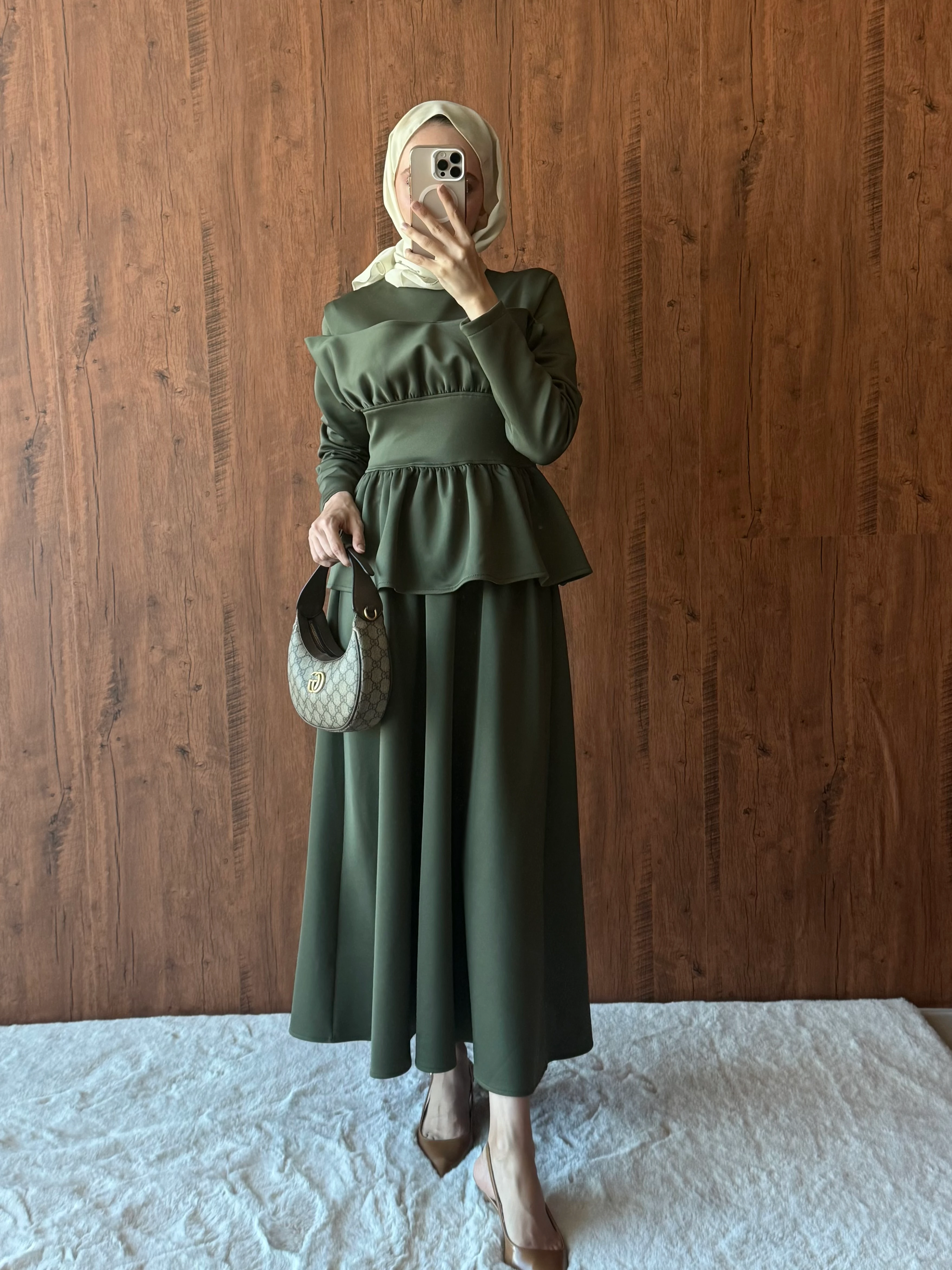 Piraye Etekli Takım - Çağla Yeşili