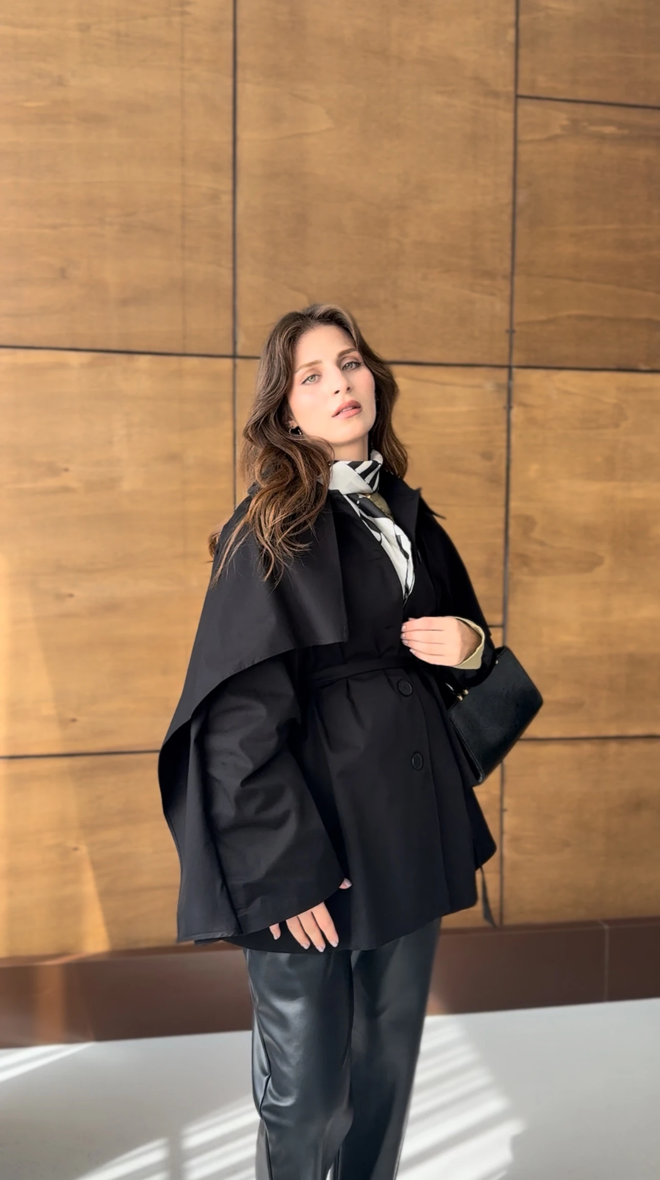 Ahenk Trençkot  - Siyah