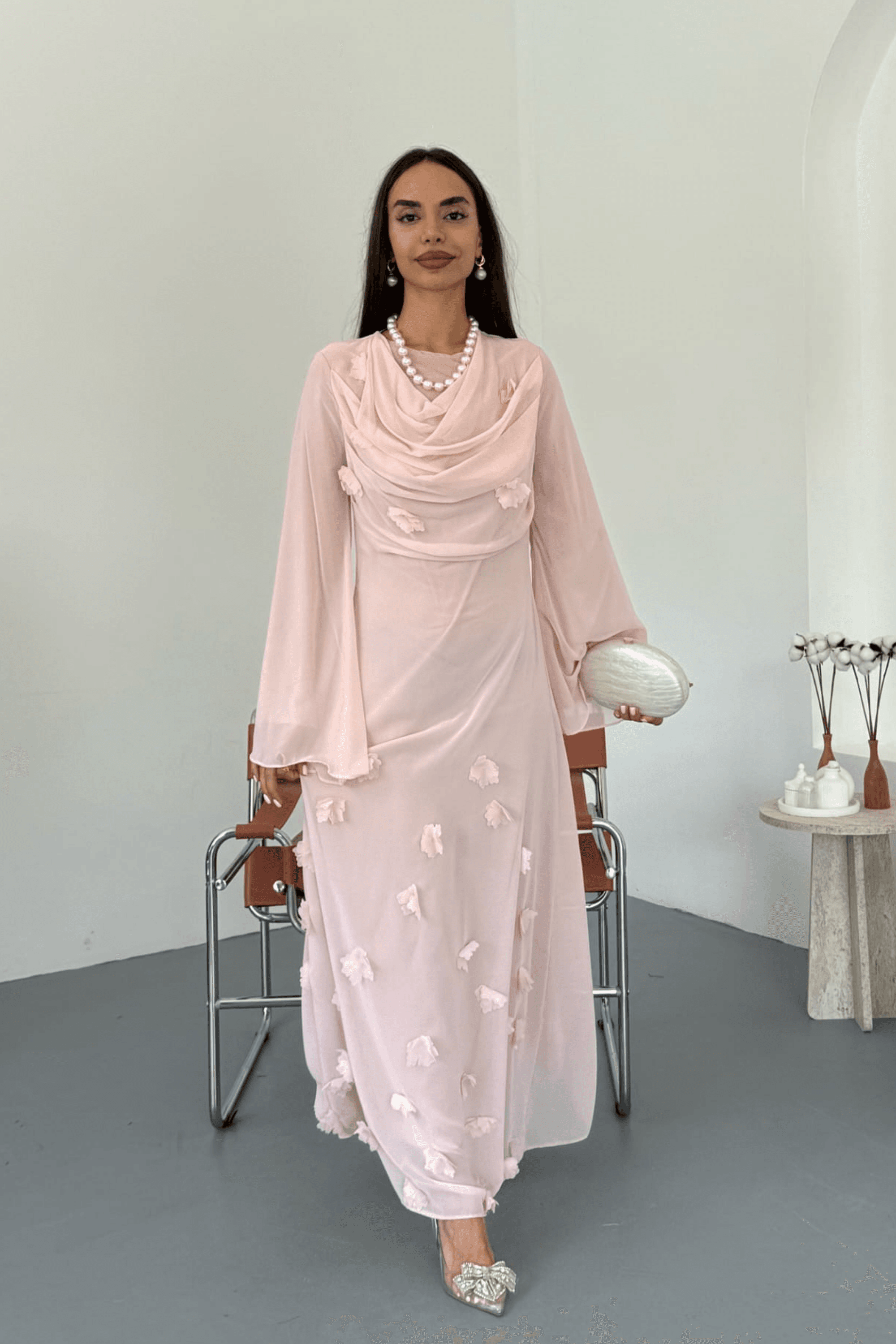 Zenia Elbise - Pembe