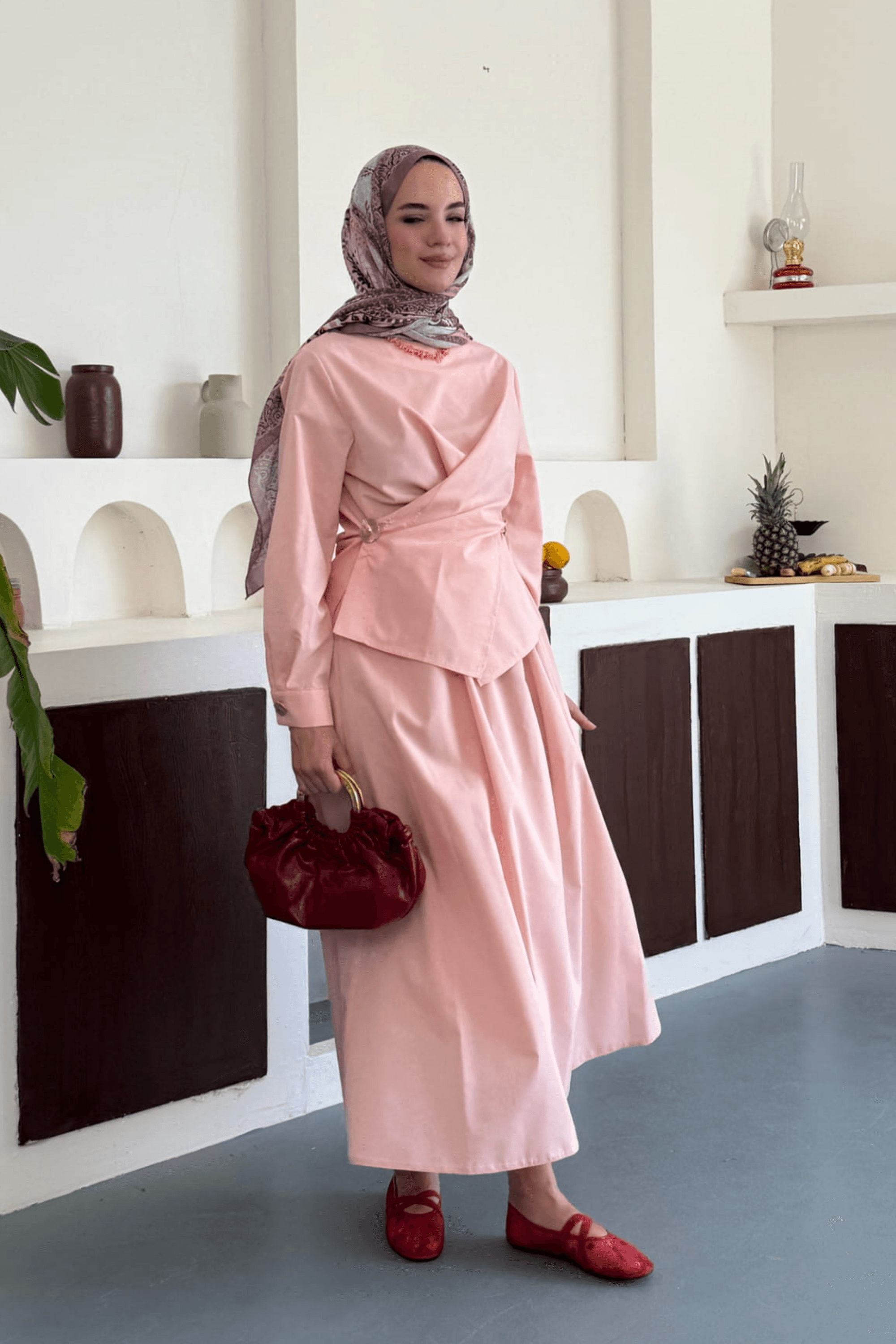 Bloom Etekli Takım - Pembe