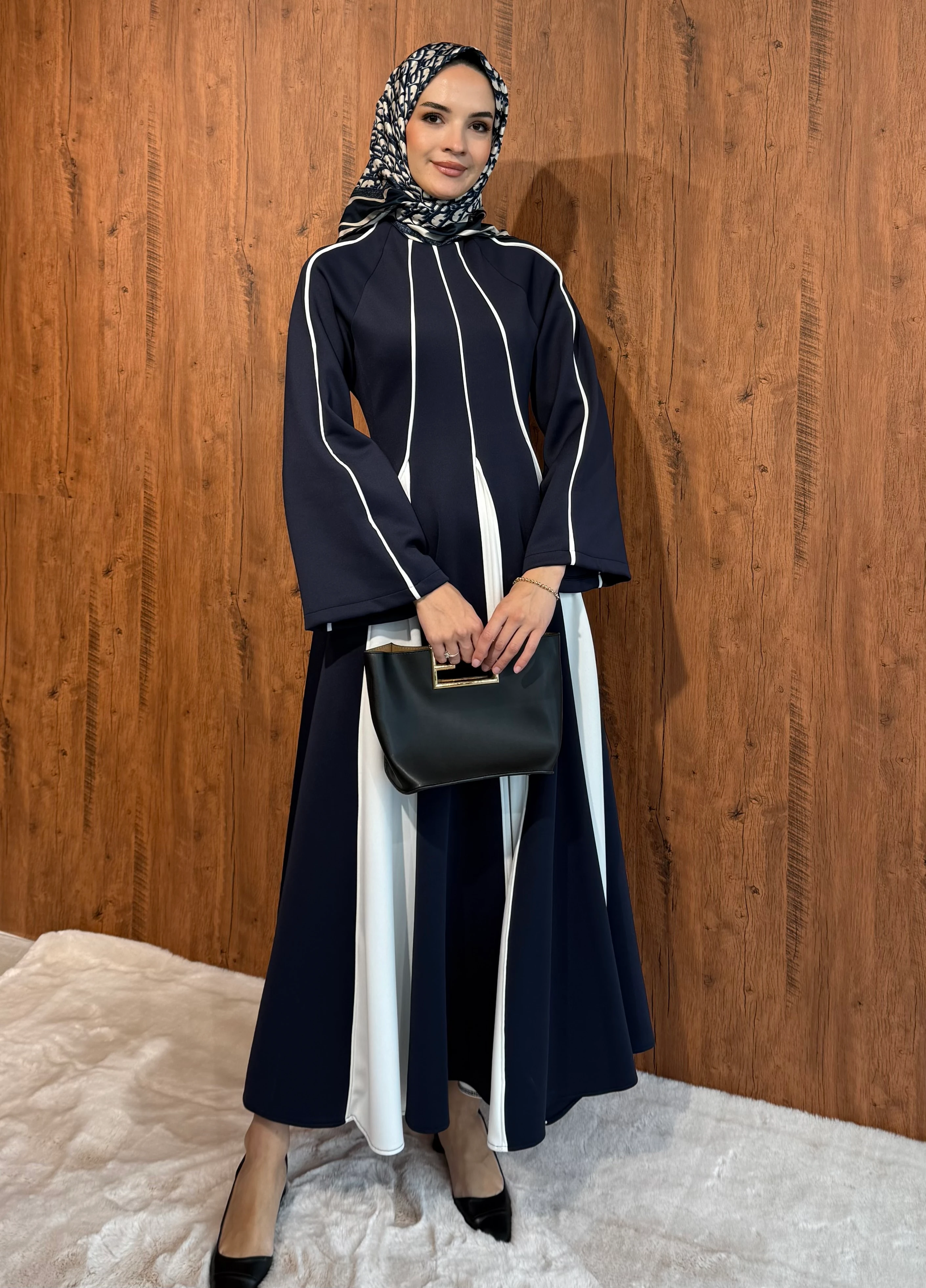 Siraye Elbise - Lacivert