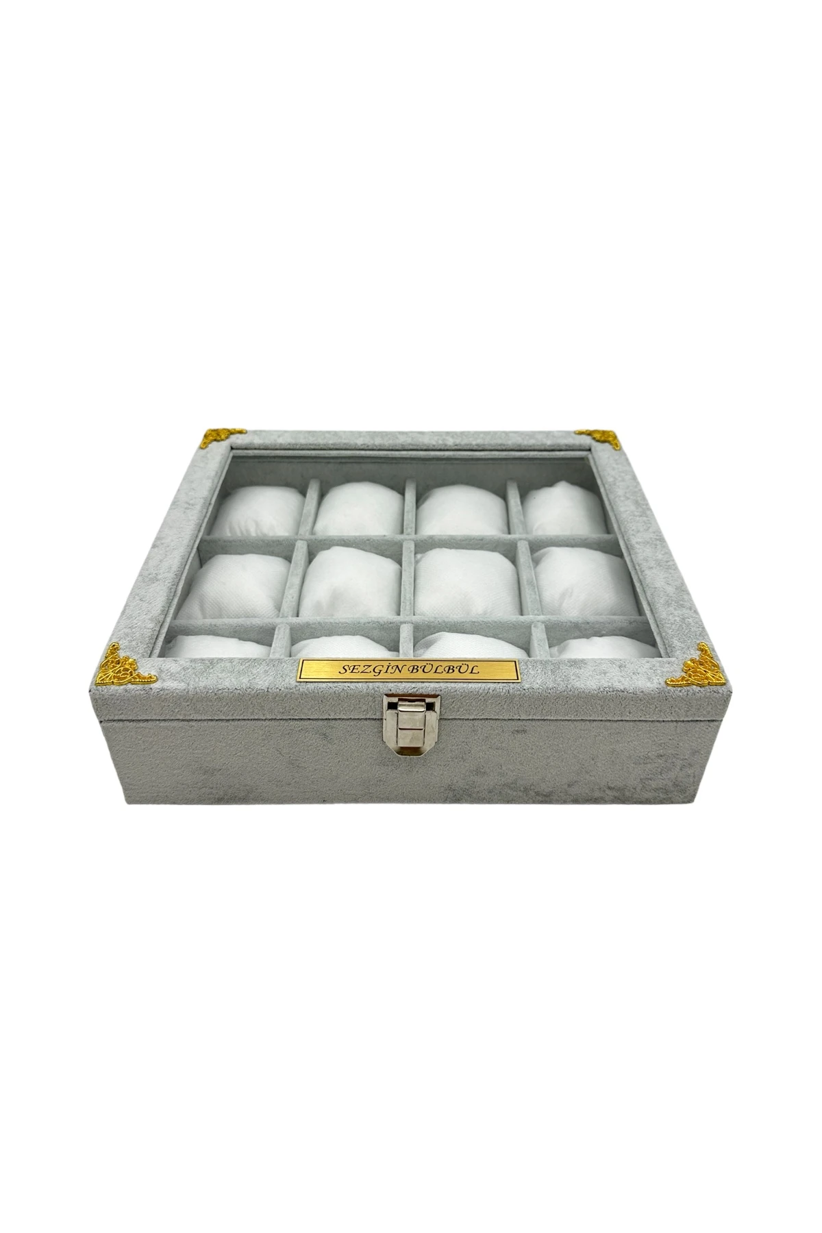 Saat Kutusu 12 Li Süet Gri