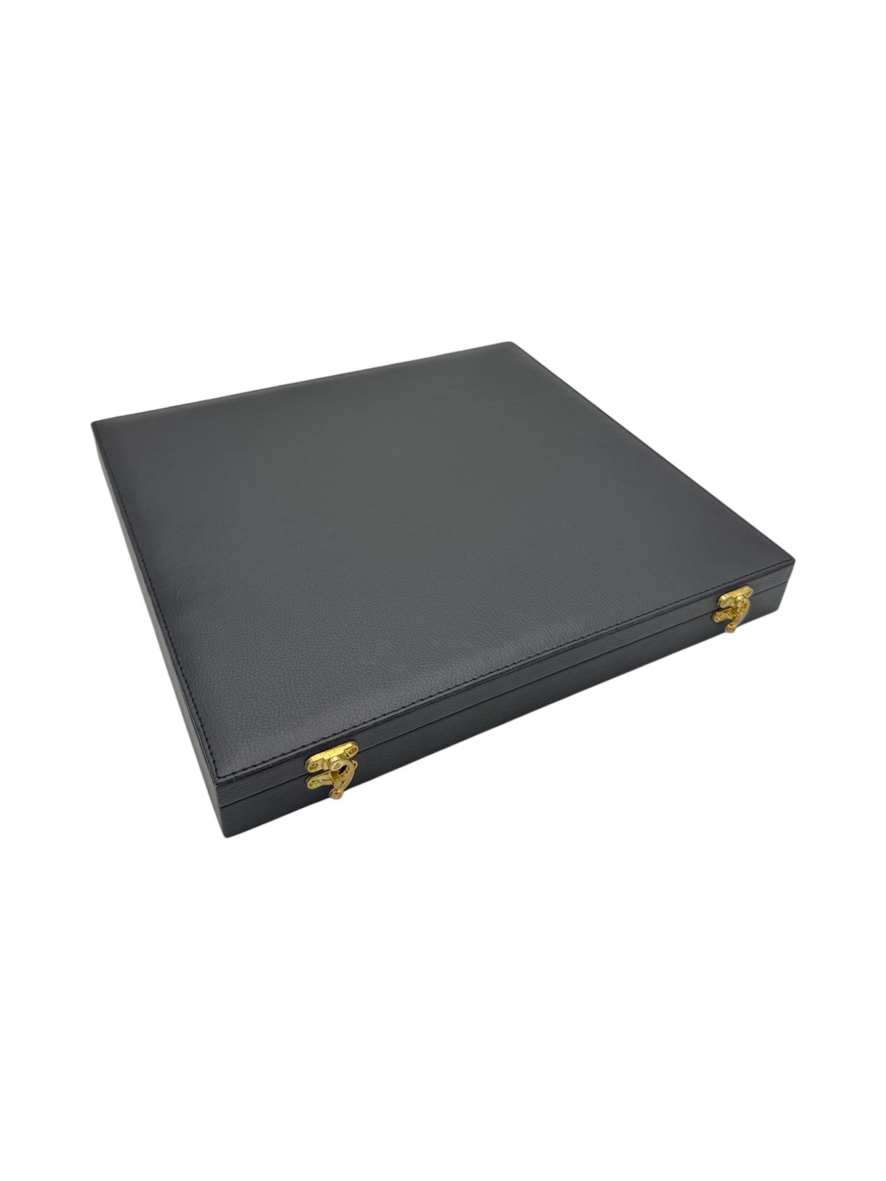 Cep Saati Kutusu 24 Lü Siyah Deri