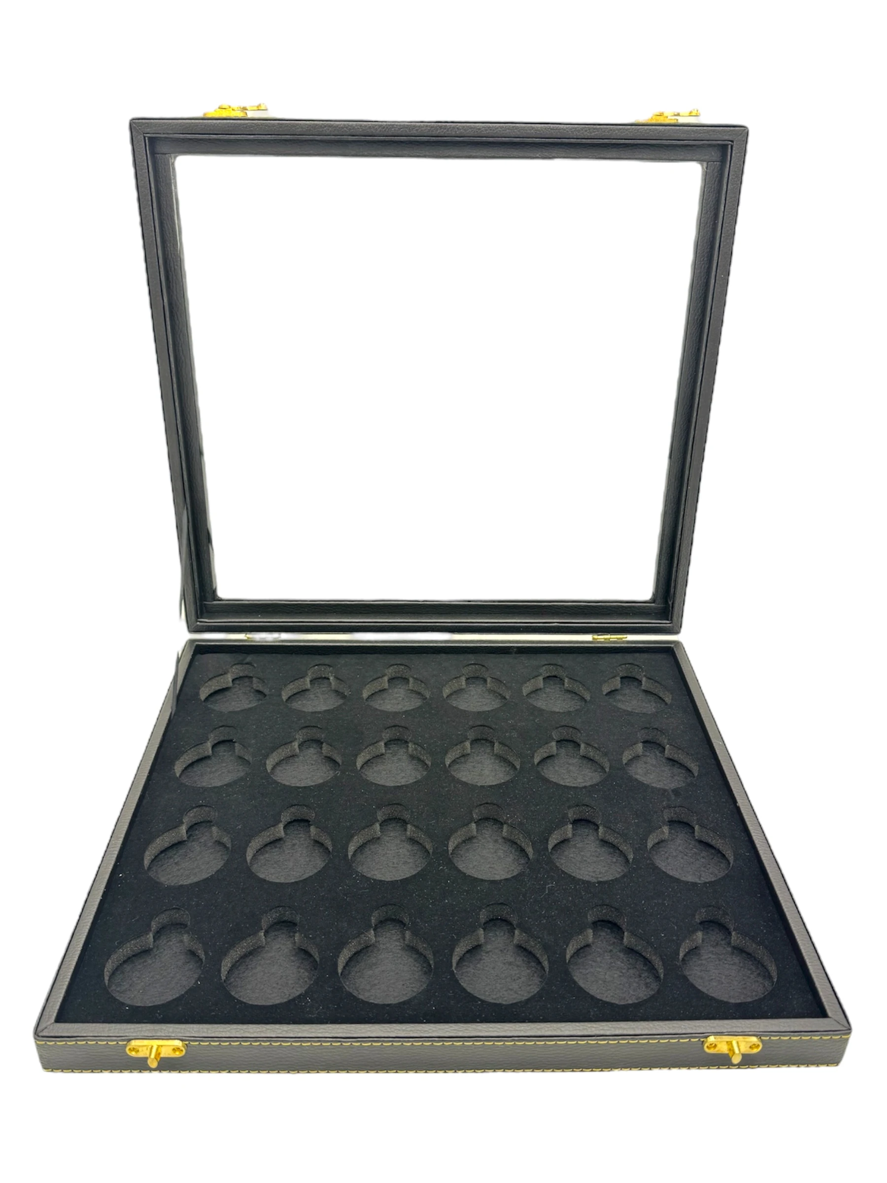 24 Lü Cep Saati Koleksiyon Kutusu Camlı