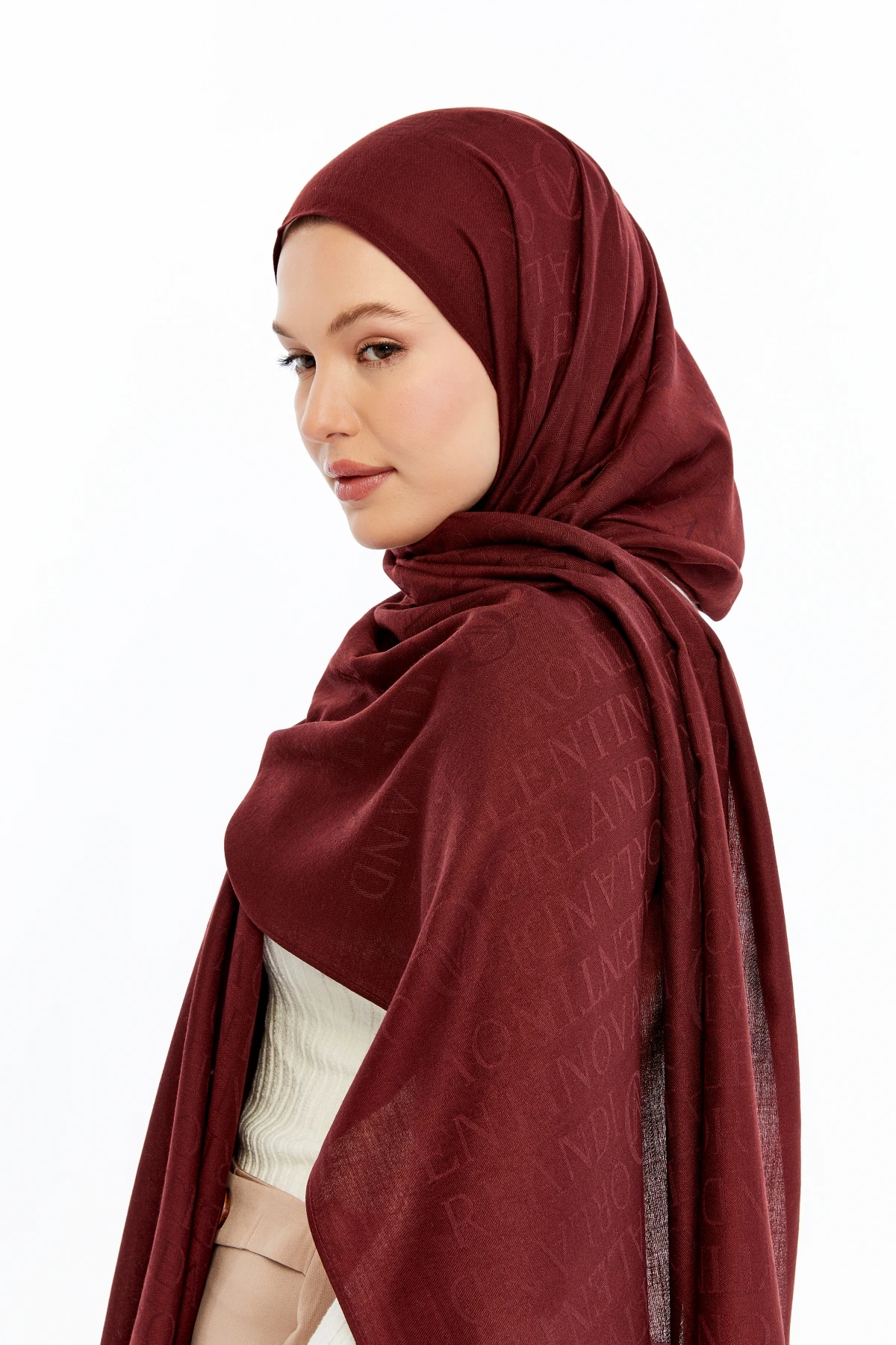 Lana Logo Desen Şal 