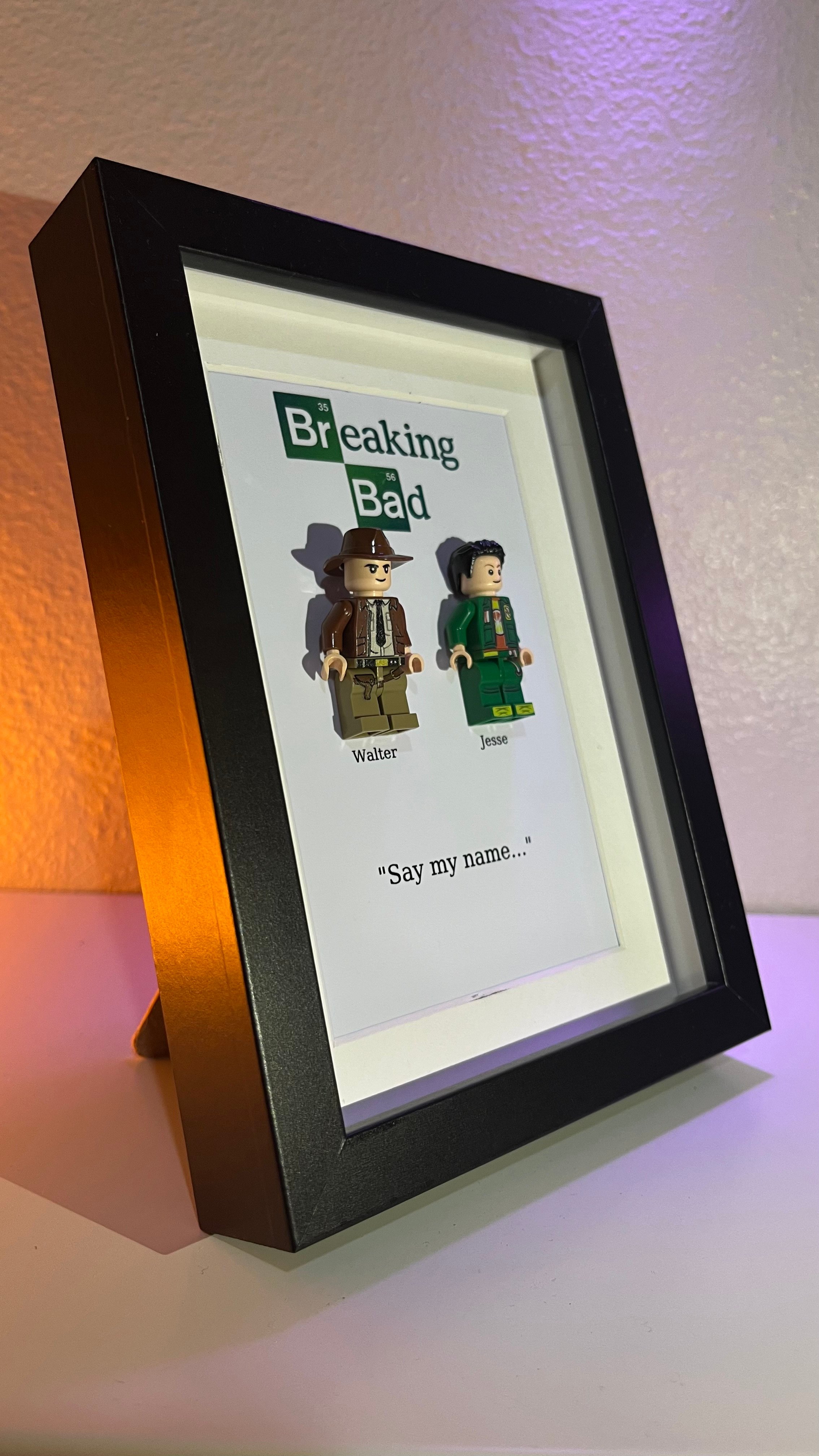 Breaking Bad Kendin Tasarla Figür Tablo 13x18 Ikea Çerçeve