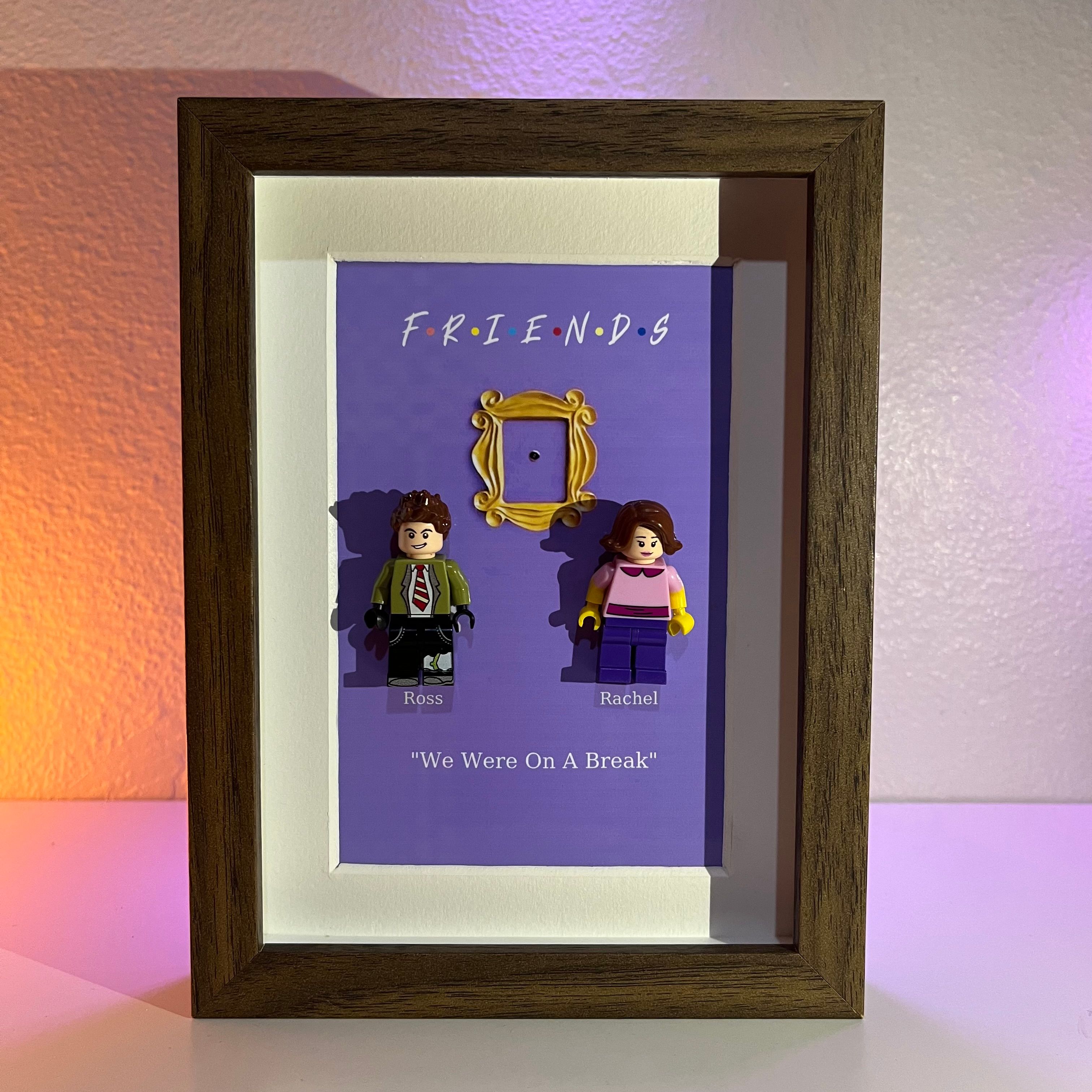 Friends Kendin Tasarla Figür Tablo 13x18 Ikea Çerçeve