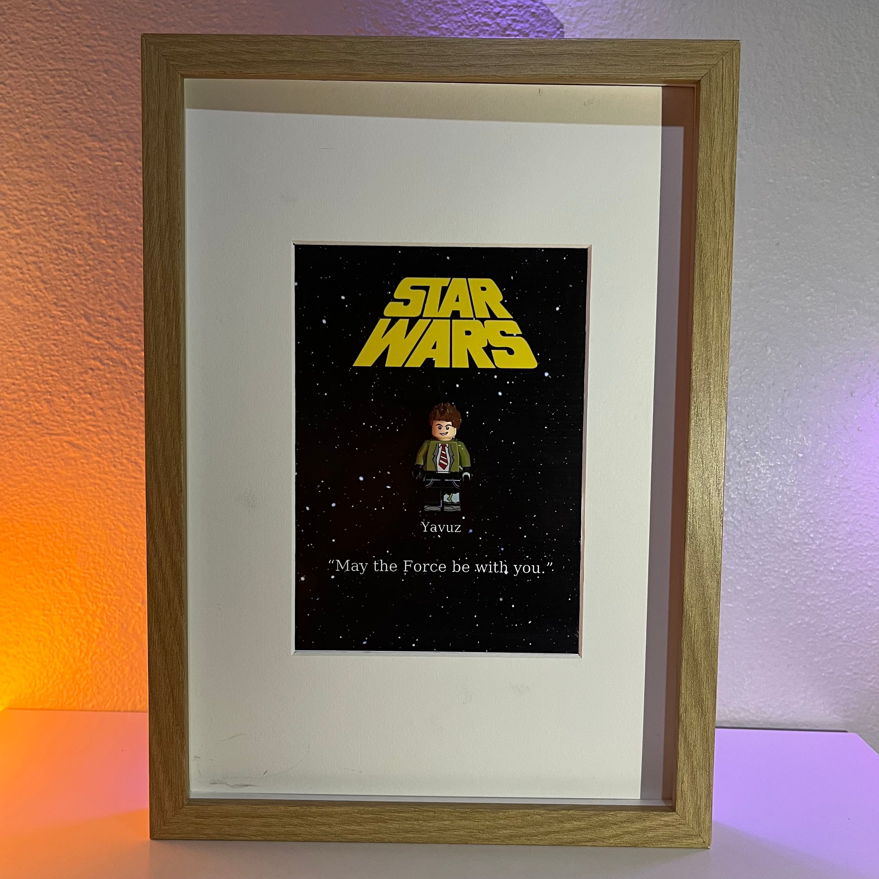 Starwars Kendin Tasarla Figür Tablo 13x18 Ikea Çerçeve