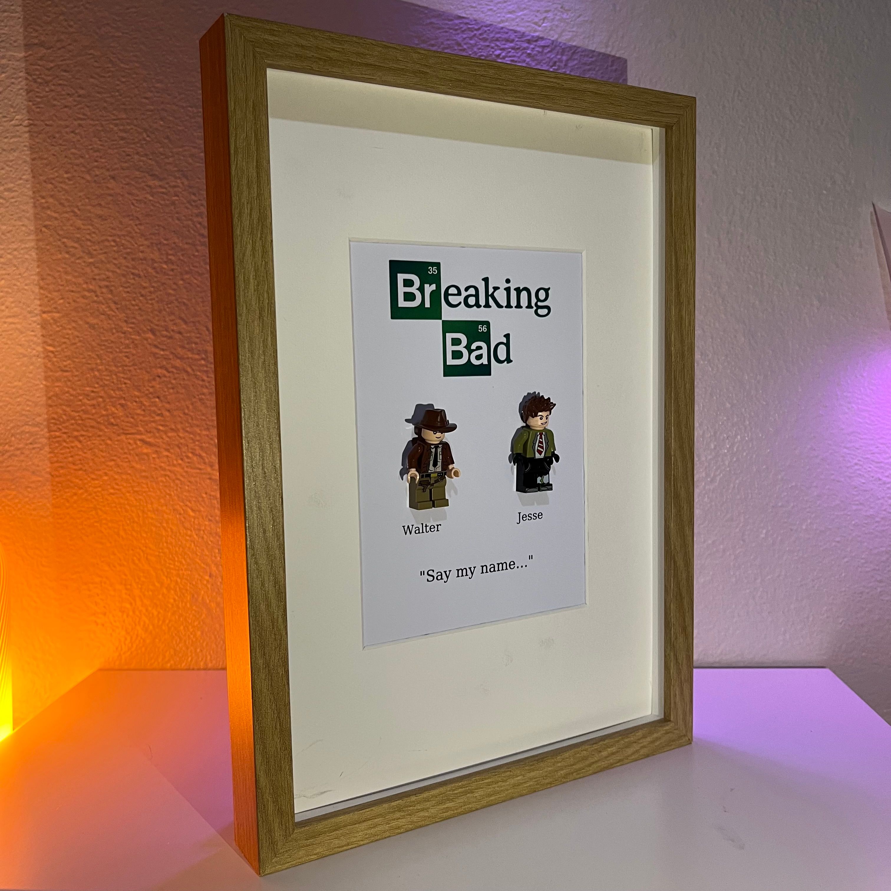 Breaking Bad Kendin Tasarla Figür Tablo 21x30 Ikea Çerçeve