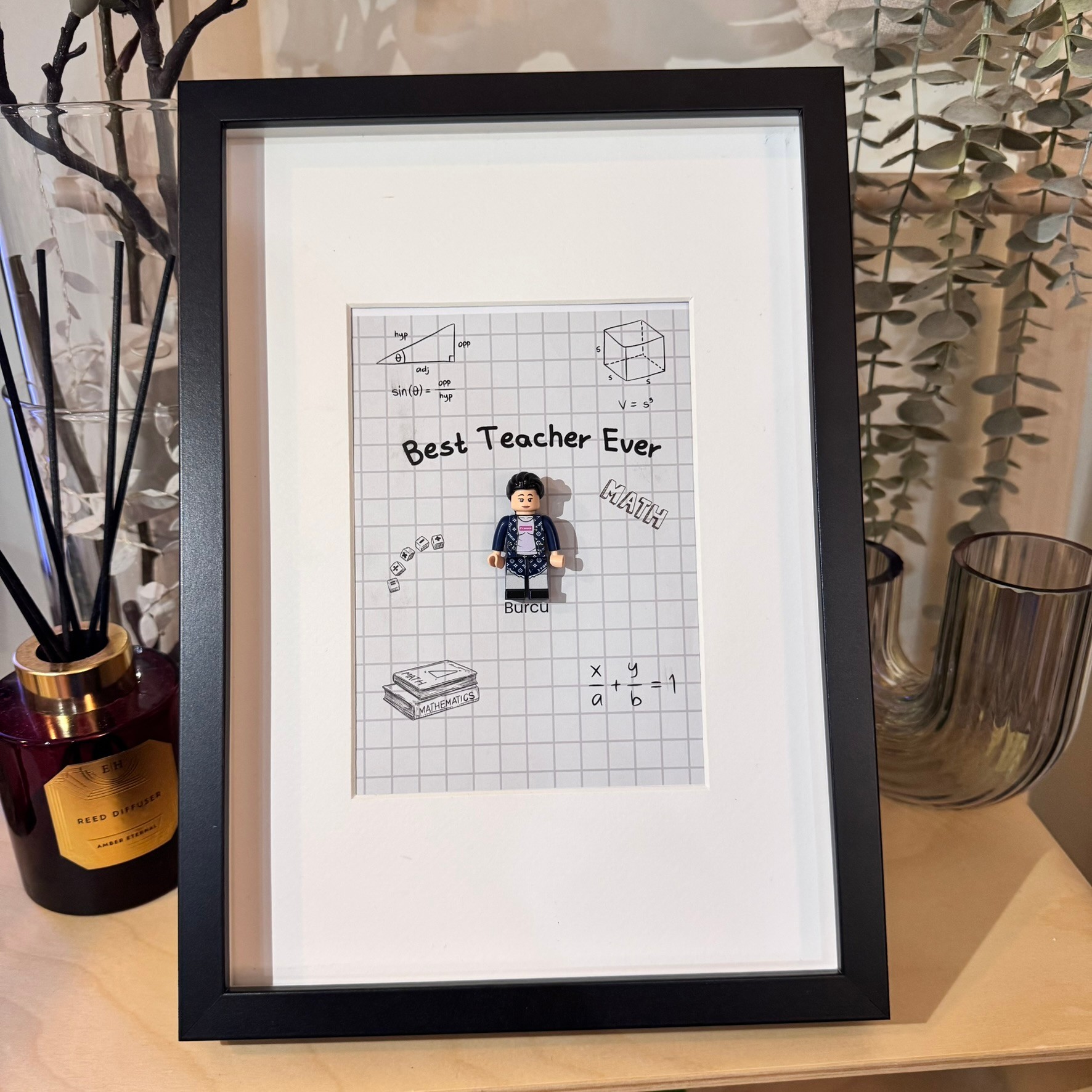 Best Teacher Kendin Tasarla Figür Tablo 21x30